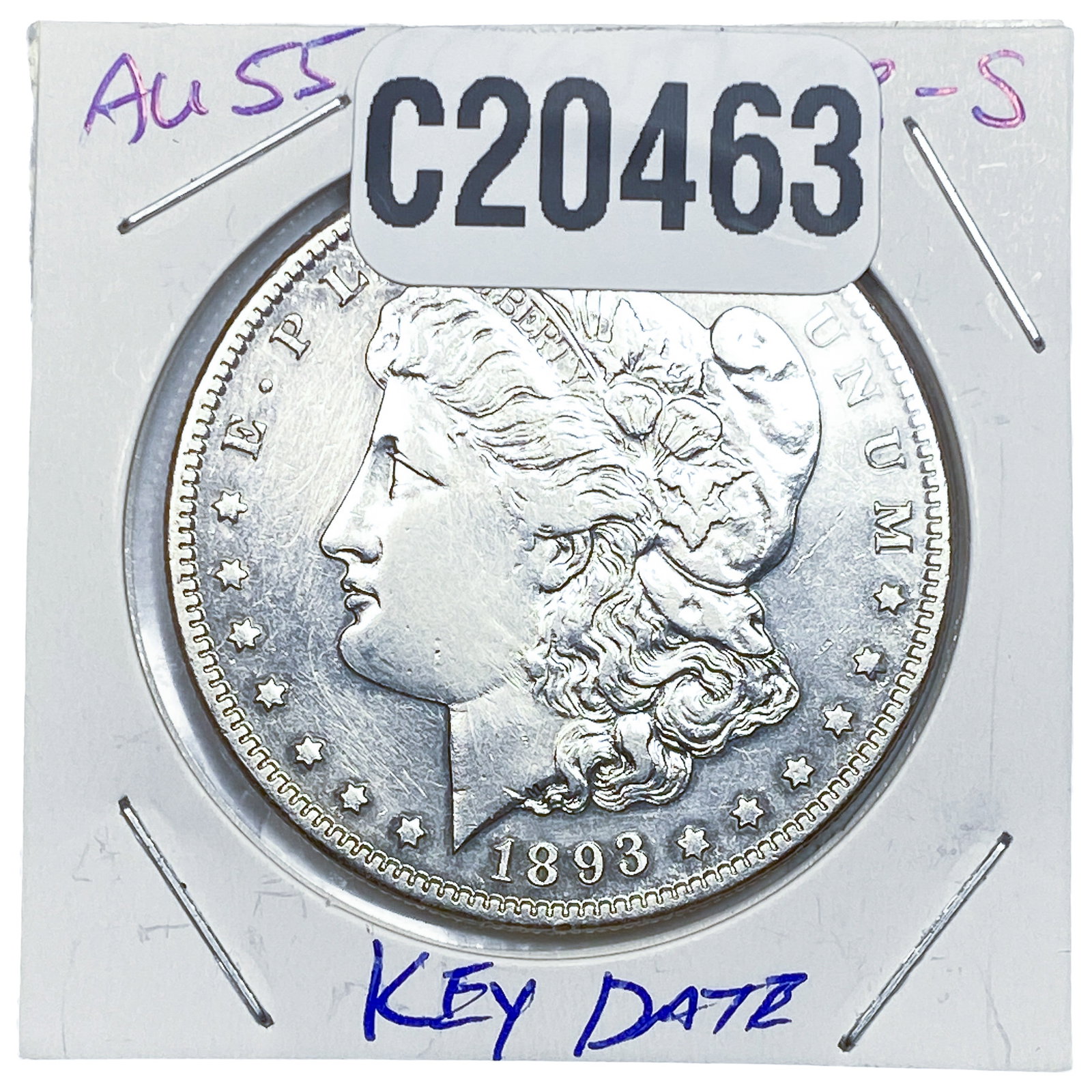 1893-S Morgan Silver Dollar: 1893-S Morgan Silver Dollar