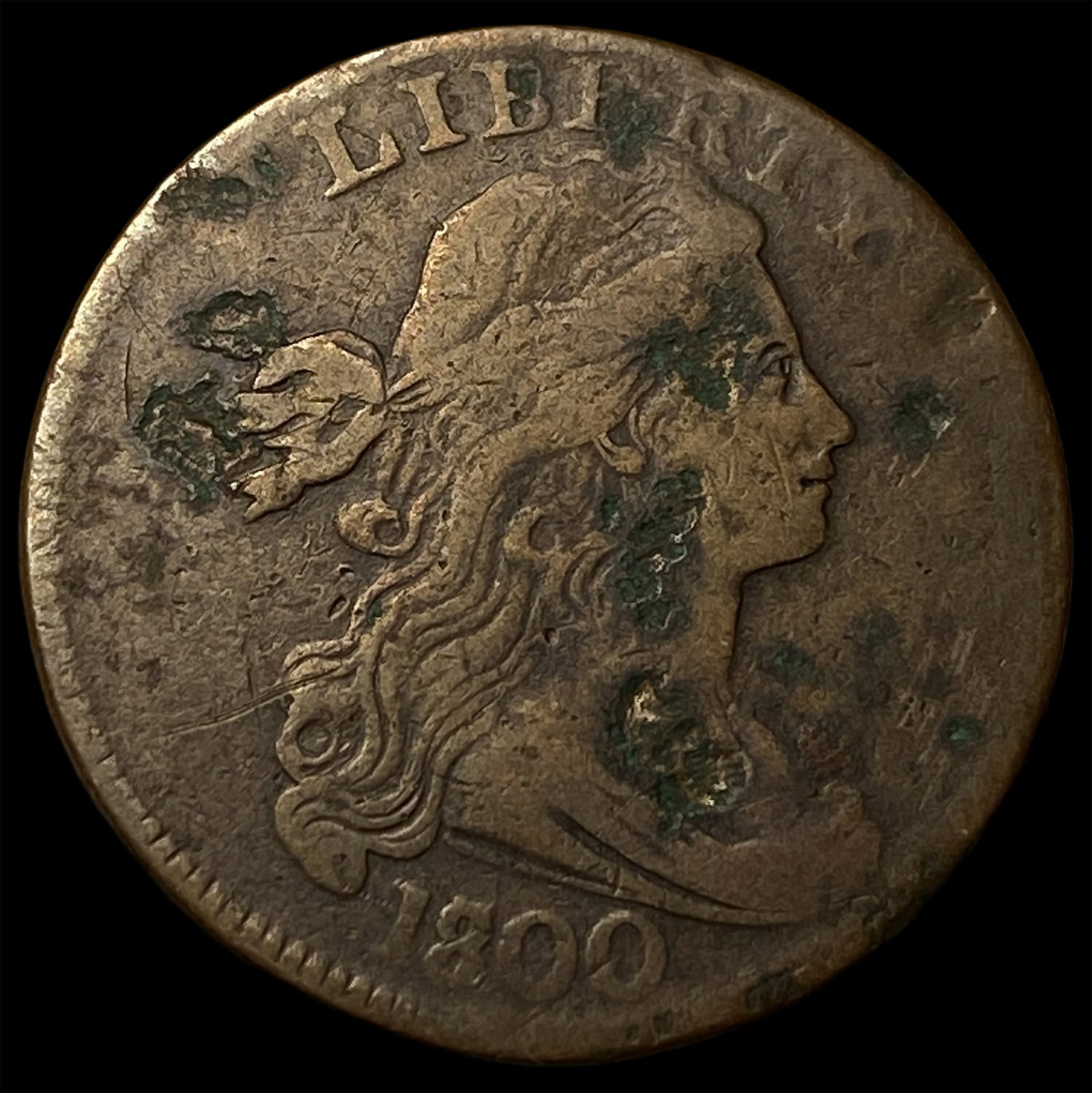 1800 Draped Bust Large Cent LIGHTLY CIRCULATED (1 of 2)