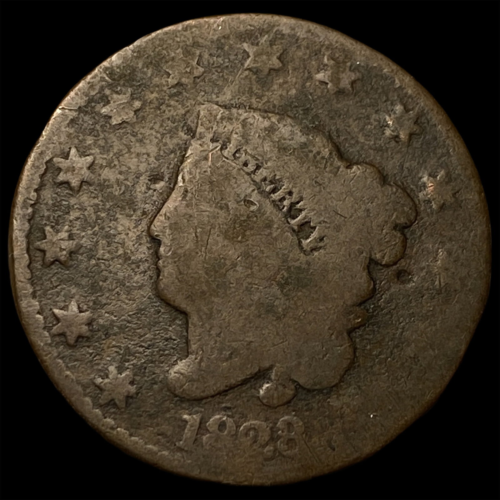 1828 Classic Head Large Cent NICELY CIRCULATED (1 of 2)