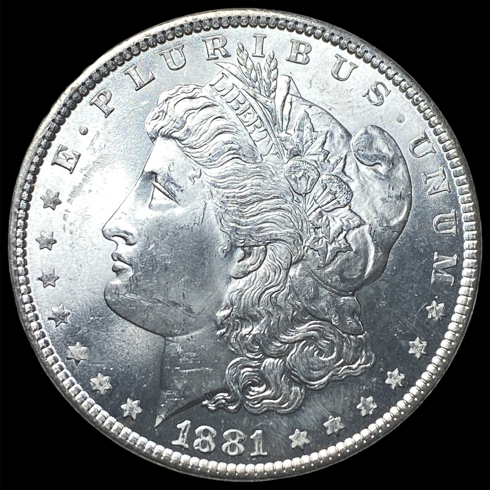 1881 Morgan Silver Dollar CHOICE BU: 1881 Morgan Silver Dollar CHOICE BU