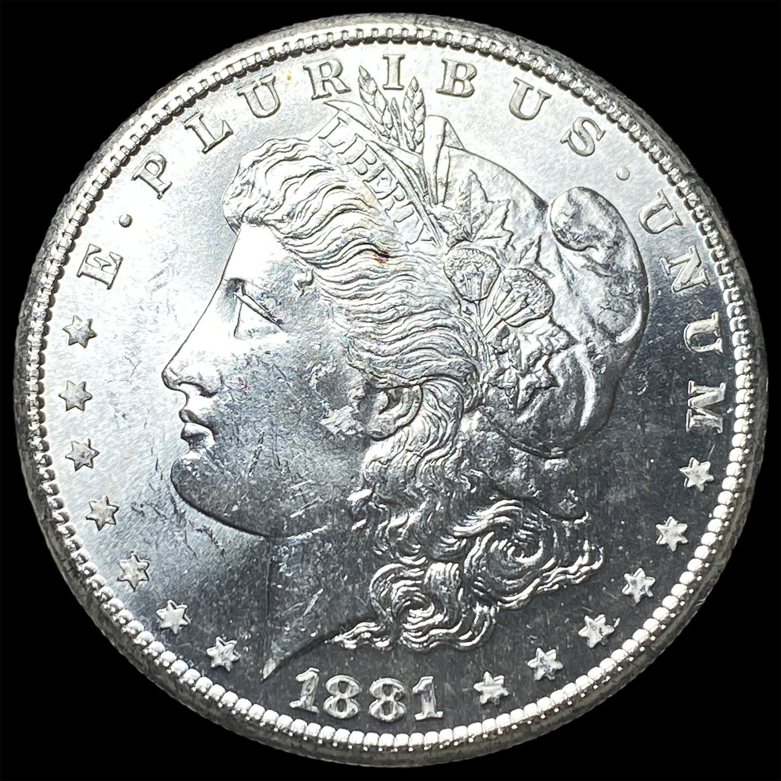 1881 Morgan Silver Dollar UNCIRCULATED: 1881 Morgan Silver Dollar UNCIRCULATED