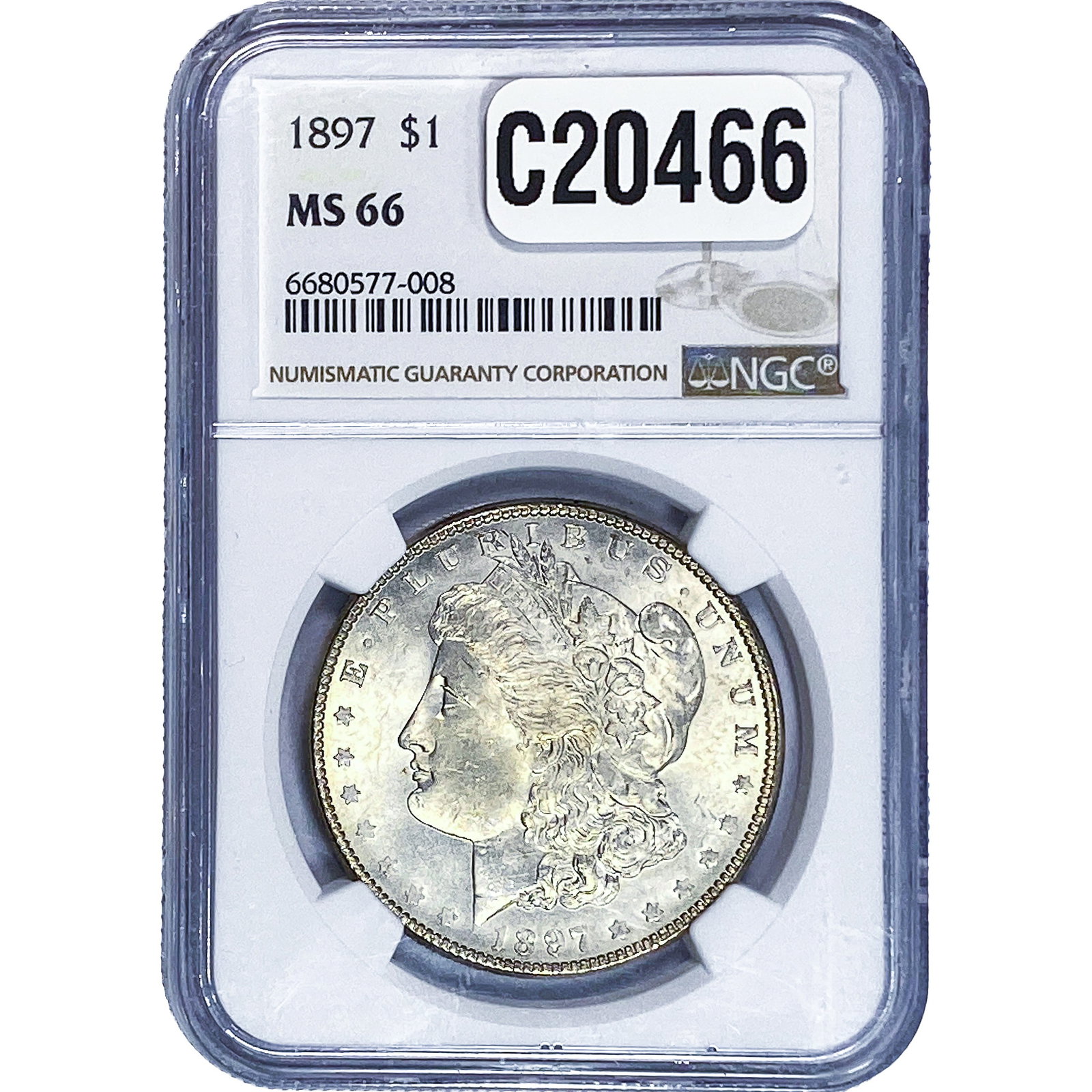 1897 Morgan Silver Dollar NGC MS66 (1 of 2)