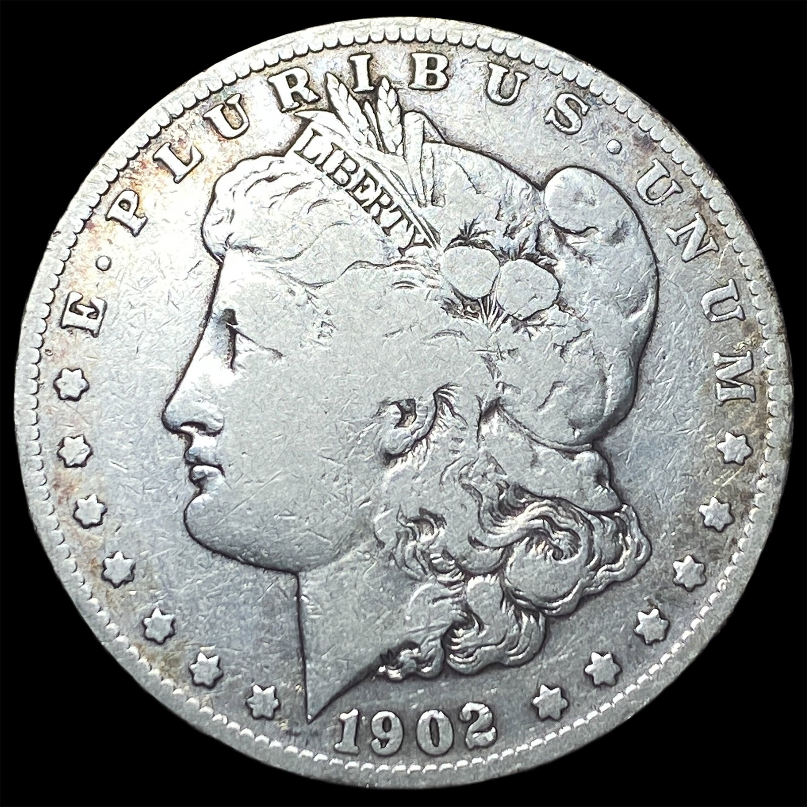 1902-S Silver Morgan Dollar NICELY CIRCULATED: 1902-S Silver Morgan Dollar NICELY CIRCULATED
