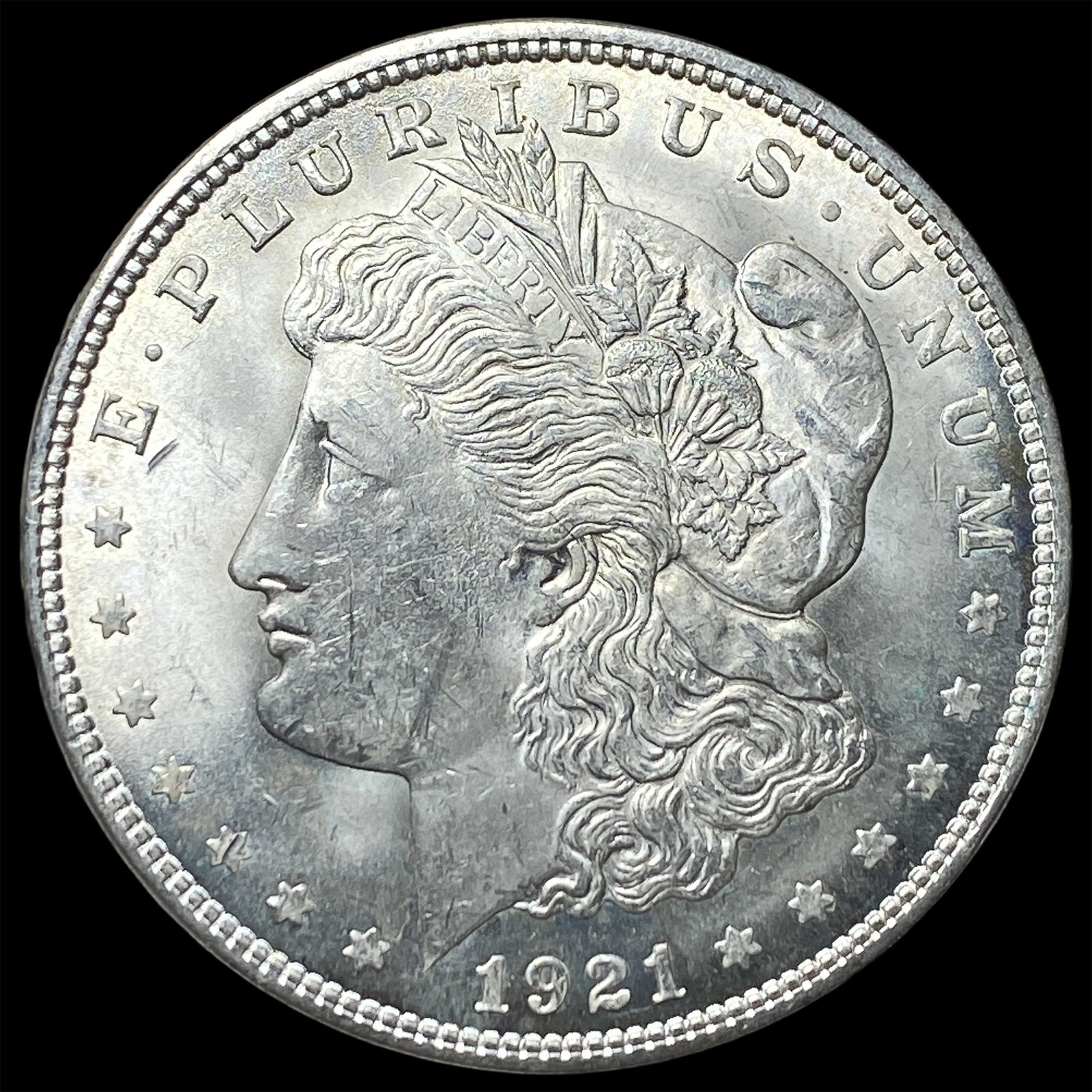 1921 Silver Morgan Dollar CHOICE BU (1 of 2)