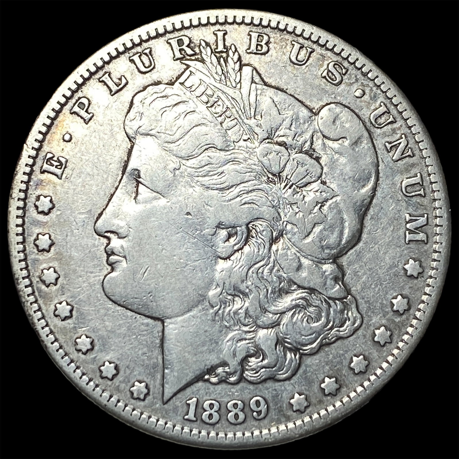 1889-S Silver Morgan Dollar NEARLY UNCIRCULATED: 1889-S Silver Morgan Dollar NEARLY UNCIRCULATED