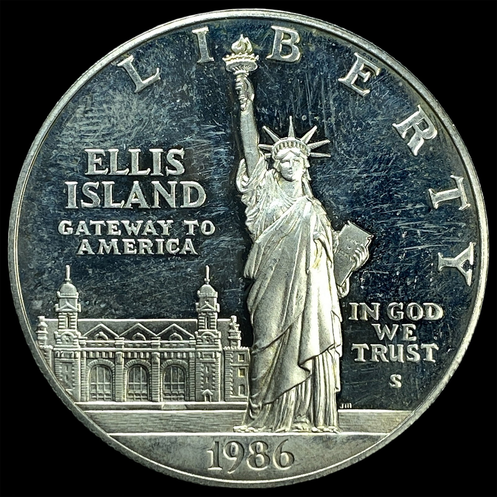 1986-S Silver Dollar Statue of Liberty Commemorative CHOICE PROOF: 1986-S Silver Dollar Statue of Liberty Commemorative CHOICE PROOF