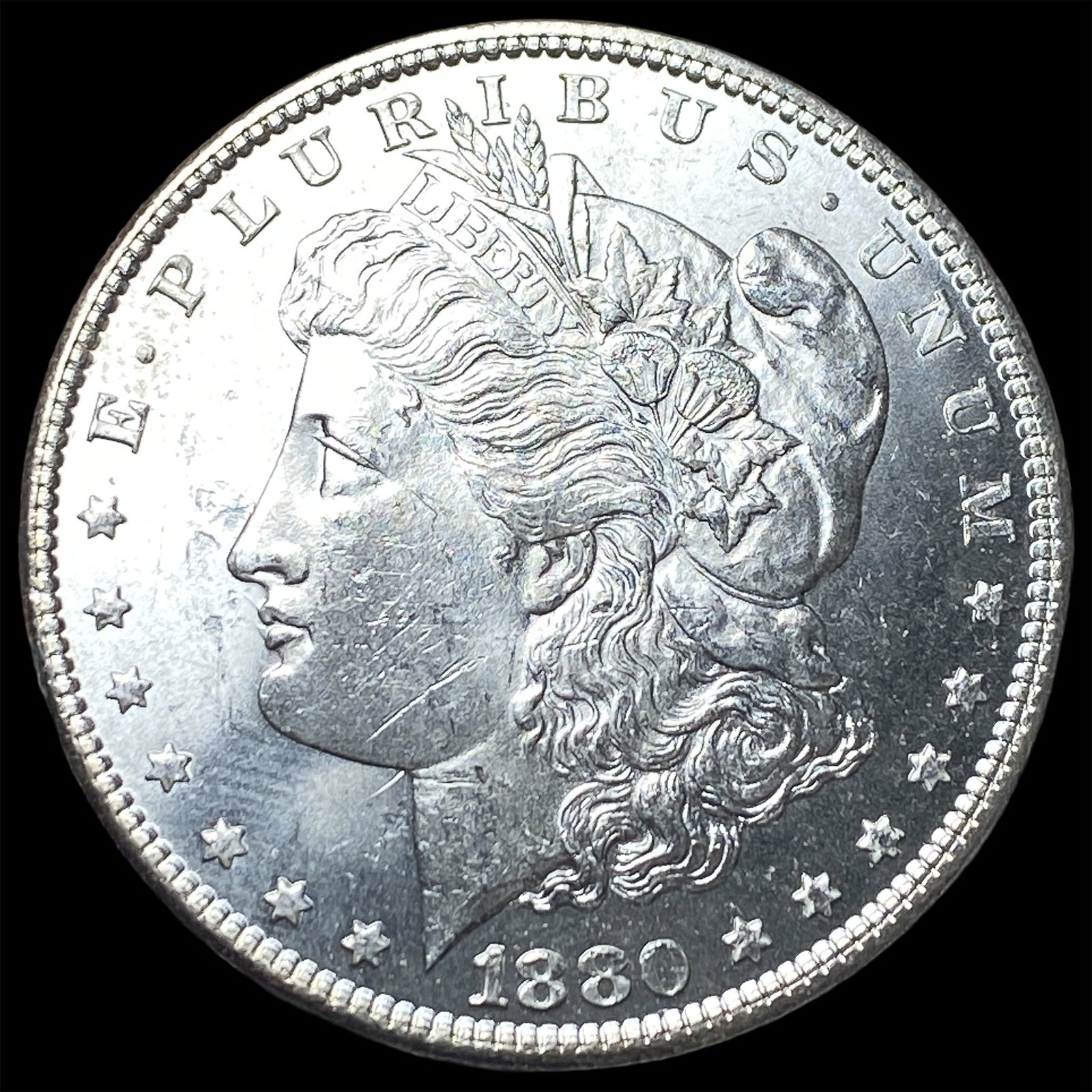 1880 Morgan Silver Dollar CHOICE BU: 1880 Morgan Silver Dollar CHOICE BU