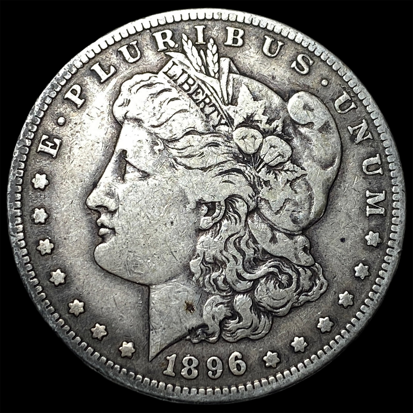 1896-S Silver Morgan Dollar LIGHTLY CIRCULATED: 1896-S Silver Morgan Dollar LIGHTLY CIRCULATED