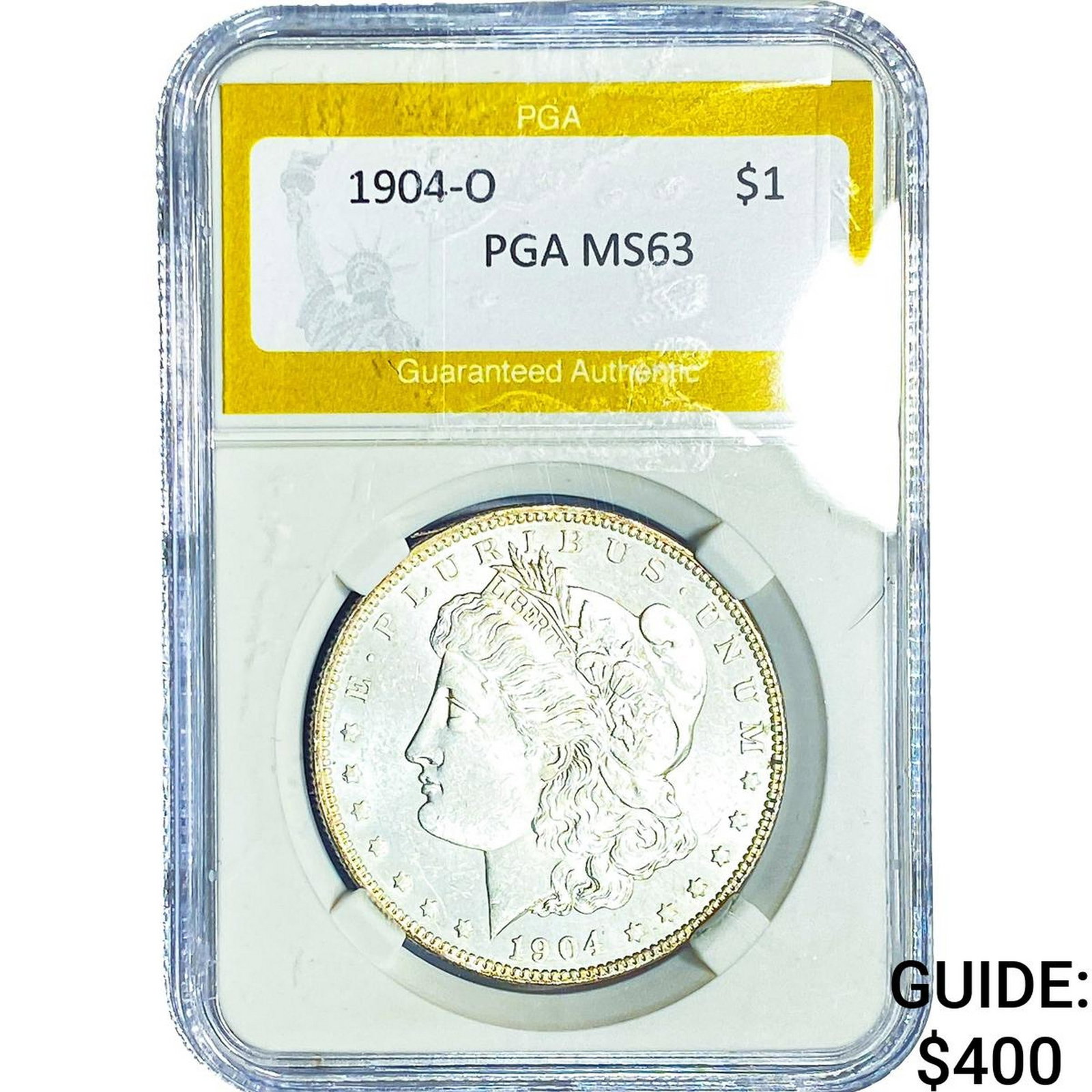 1904-O Morgan Silver Dollar PGA MS63 (1 of 2)