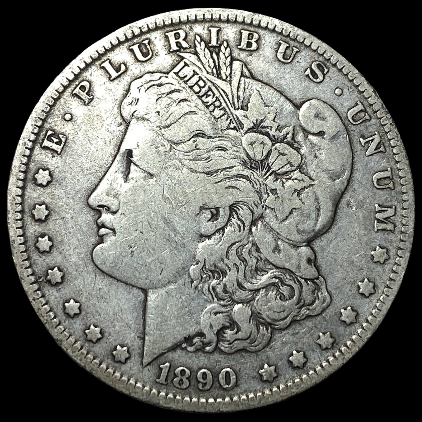 1890-O Silver Morgan Dollar LIGHTLY CIRCULATED: 1890-O Silver Morgan Dollar LIGHTLY CIRCULATED