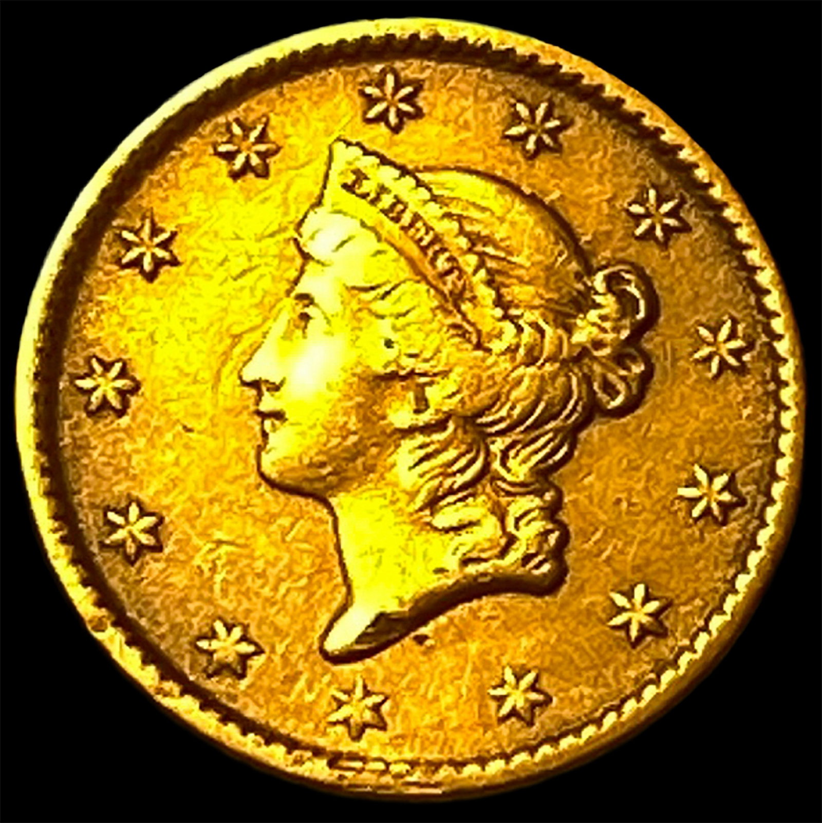 1853 Gold $1 Type 1 HIGH GRADE (1 of 2)