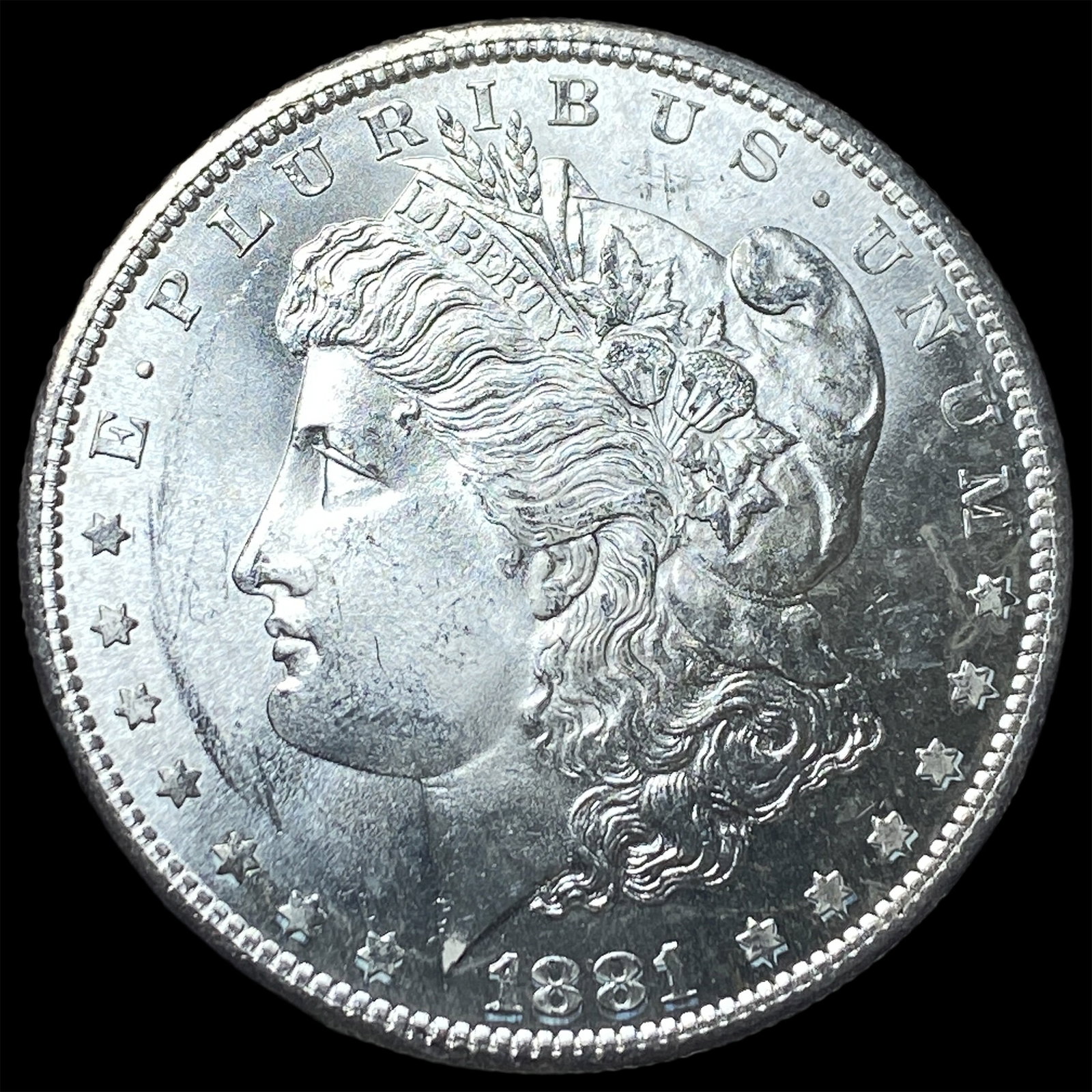 1881 Morgan Silver Dollar CHOICE BU: 1881 Morgan Silver Dollar CHOICE BU