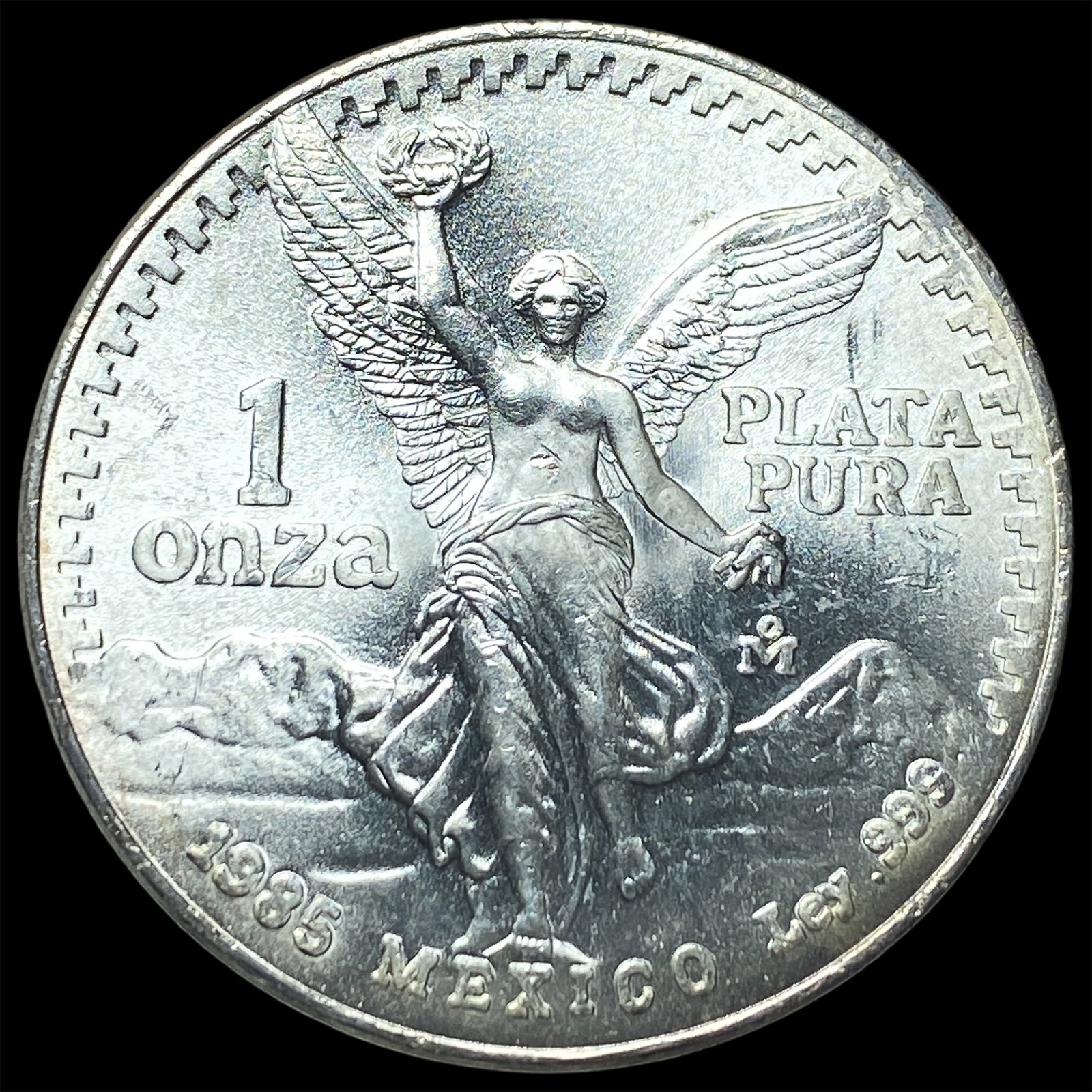 1985 Mexico Silver 1 Onza Libertad SUPERB GEM BU (1 of 2)