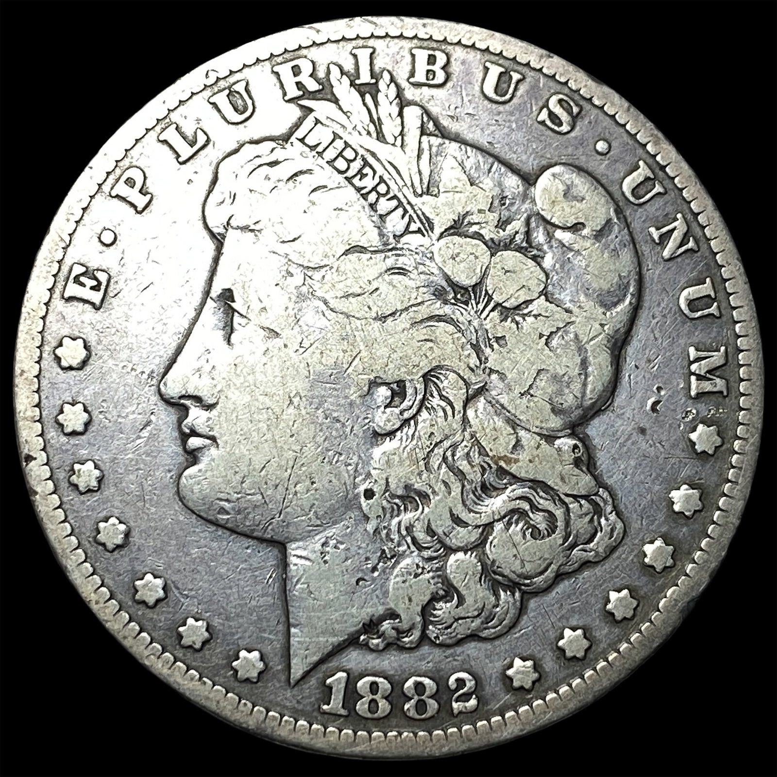 1882-CC Silver Morgan Dollar LIGHTLY CIRCULATED (1 of 2)