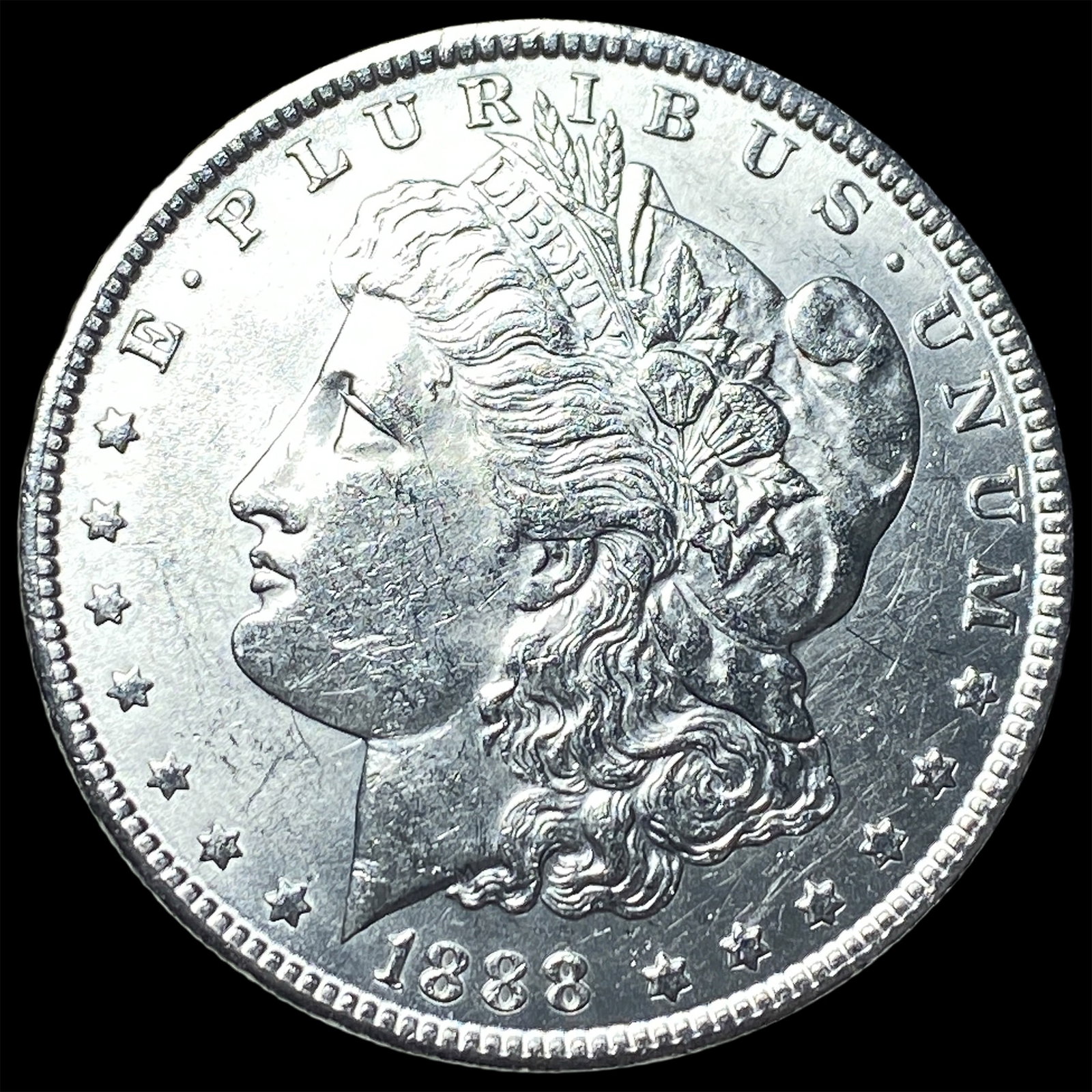 1888 Morgan Silver Dollar UNCIRCULATED: 1888 Morgan Silver Dollar UNCIRCULATED