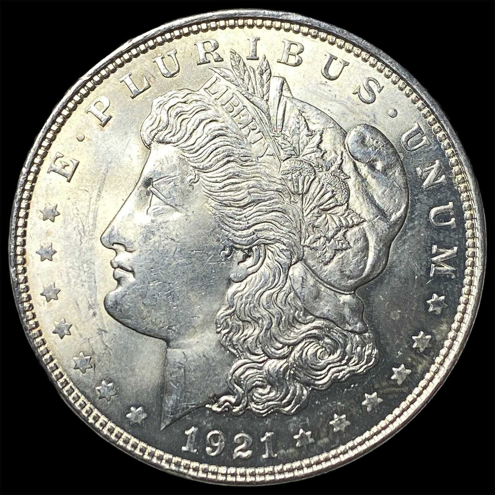 1921 Silver Morgan Dollar CHOICE BU: 1921 Silver Morgan Dollar CHOICE BU