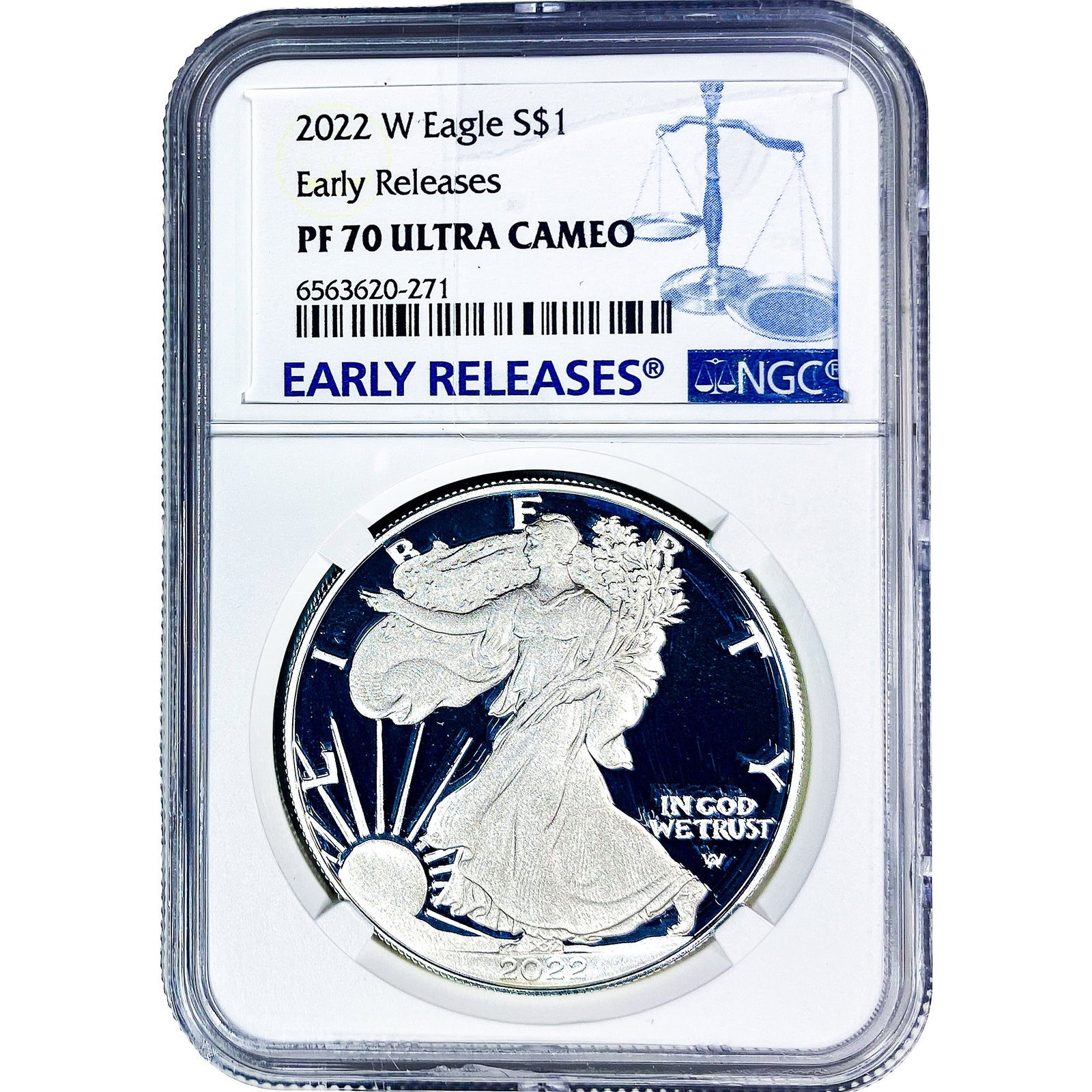 2022-W Silver Eagle NGC PF70 Ultra Cameo: 2022-W Silver Eagle NGC PF70 Ultra Cameo