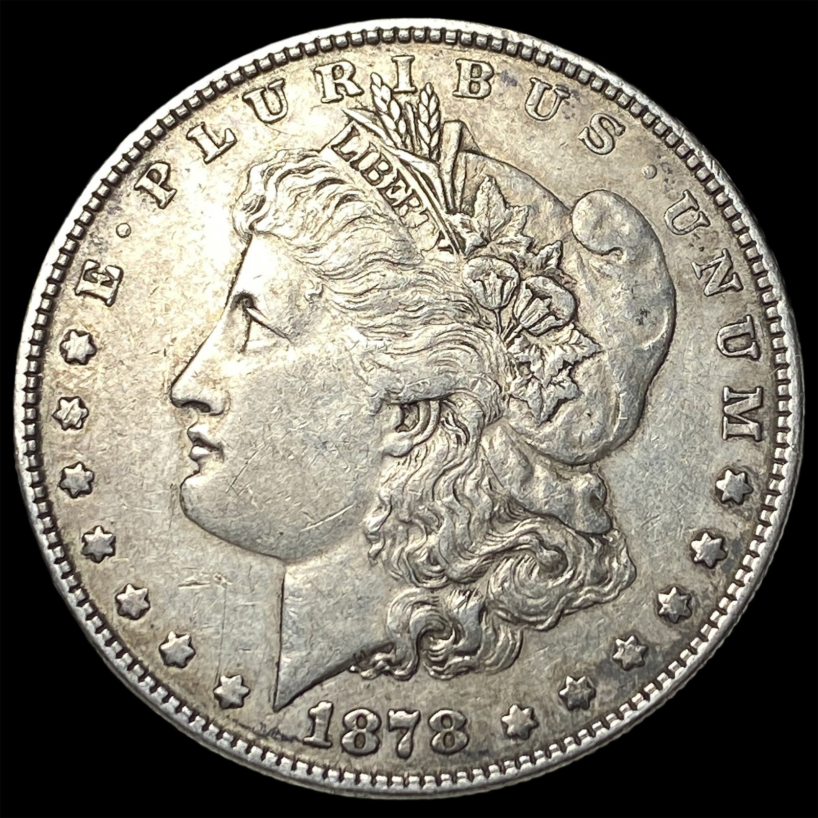1878 Silver Morgan Dollar CLOSELY UNCIRCULATED: 1878 Silver Morgan Dollar CLOSELY UNCIRCULATED