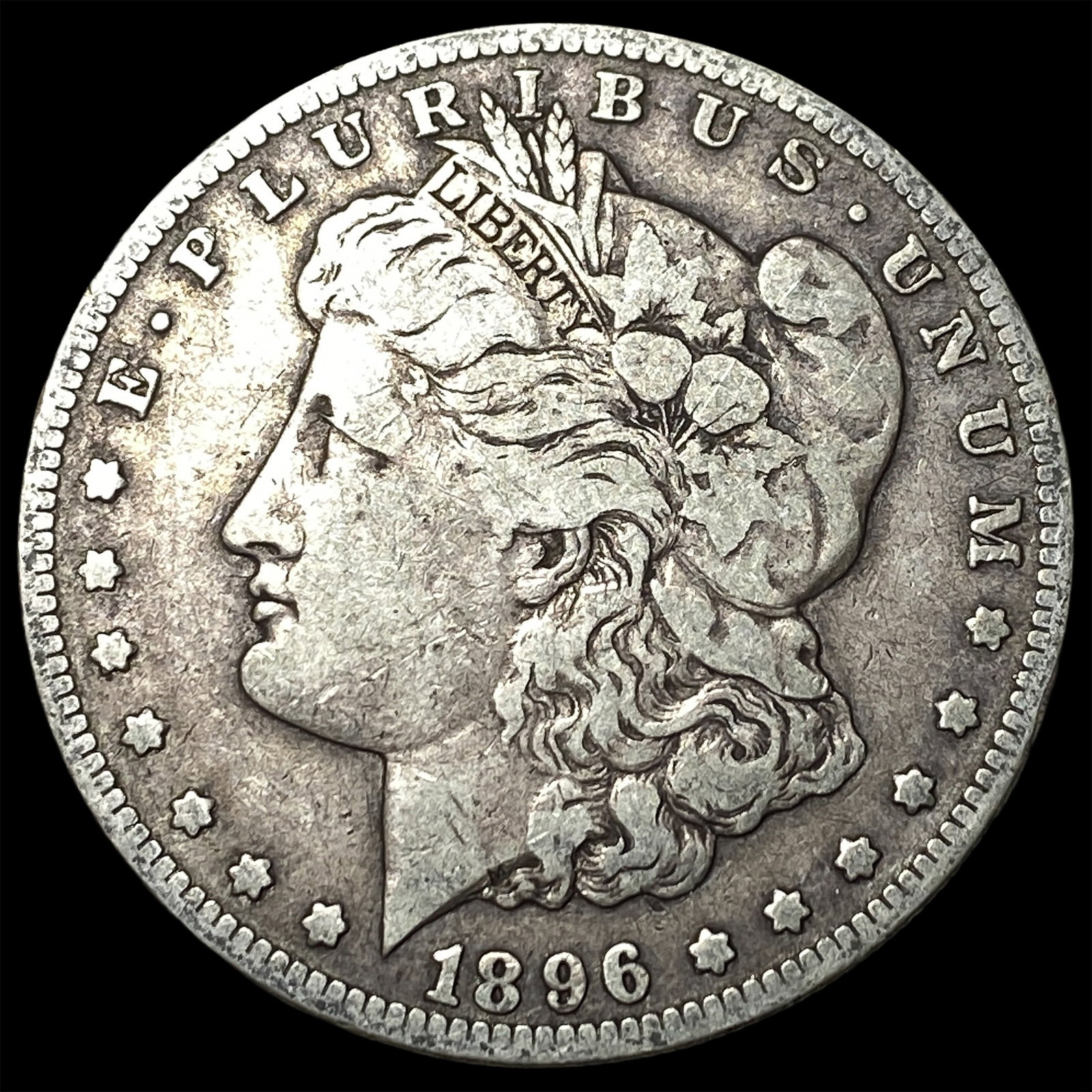 1896-S Silver Morgan Dollar LIGHTLY CIRCULATED: 1896-S Silver Morgan Dollar LIGHTLY CIRCULATED