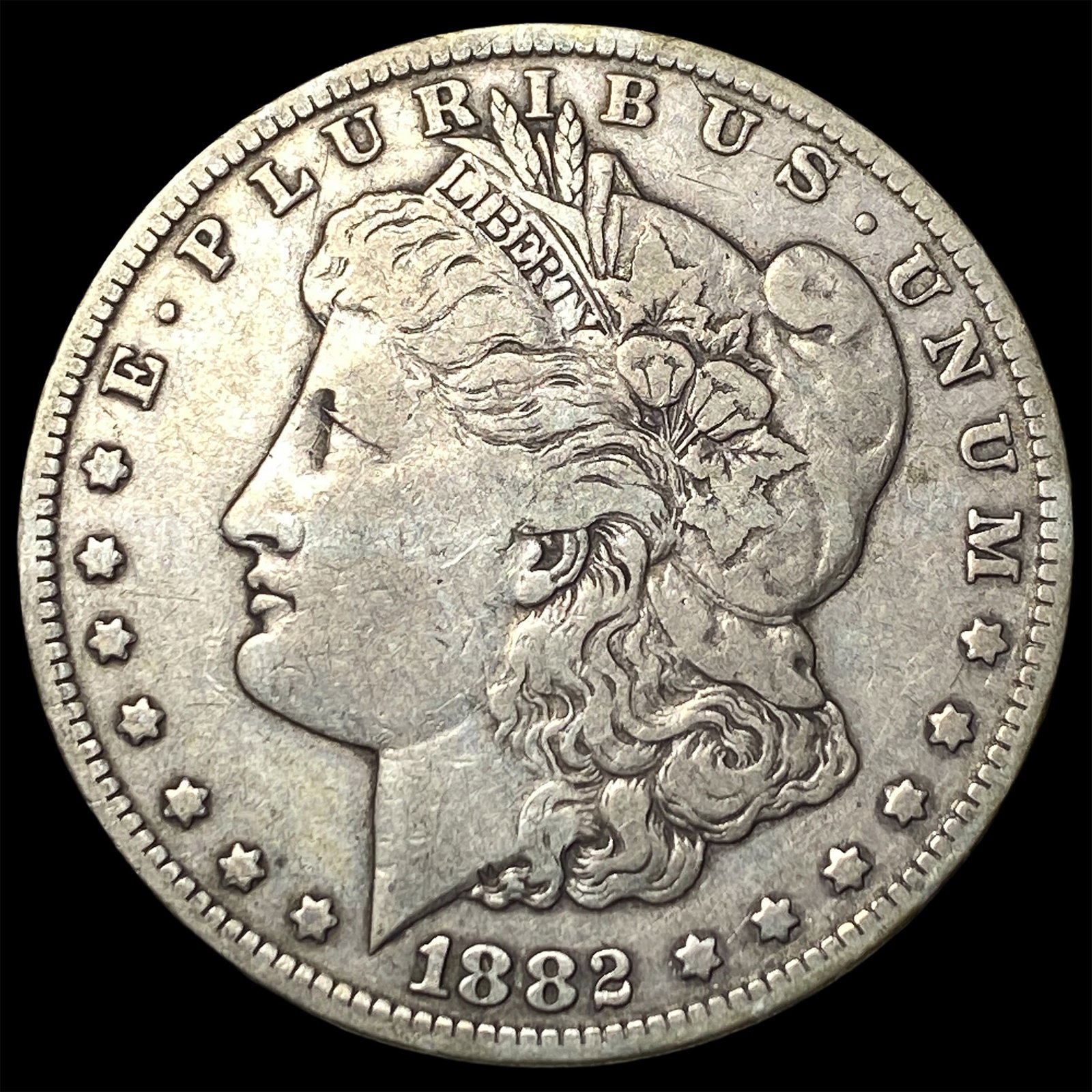 1882-CC Silver Morgan Dollar NEARLY UNCIRCULATED (1 of 2)
