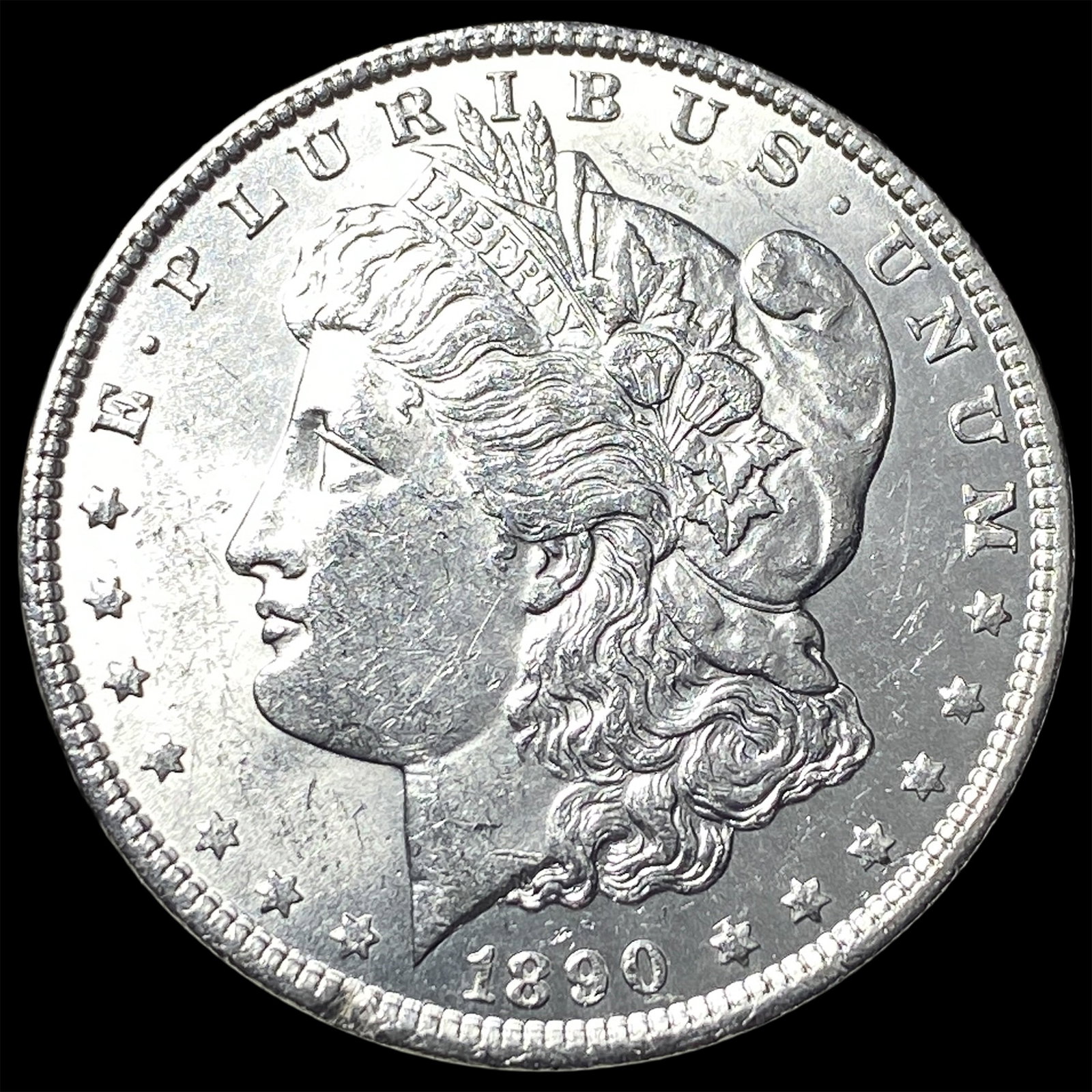 1890 Silver Morgan Dollar CHOICE BU: 1890 Silver Morgan Dollar CHOICE BU
