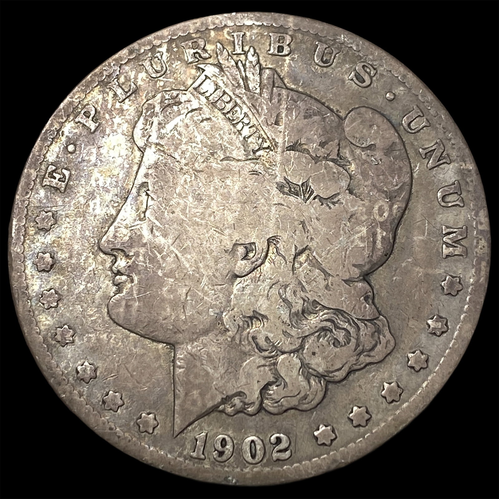 1902-S Silver Morgan Dollar NICELY CIRCULATED: 1902-S Silver Morgan Dollar NICELY CIRCULATED