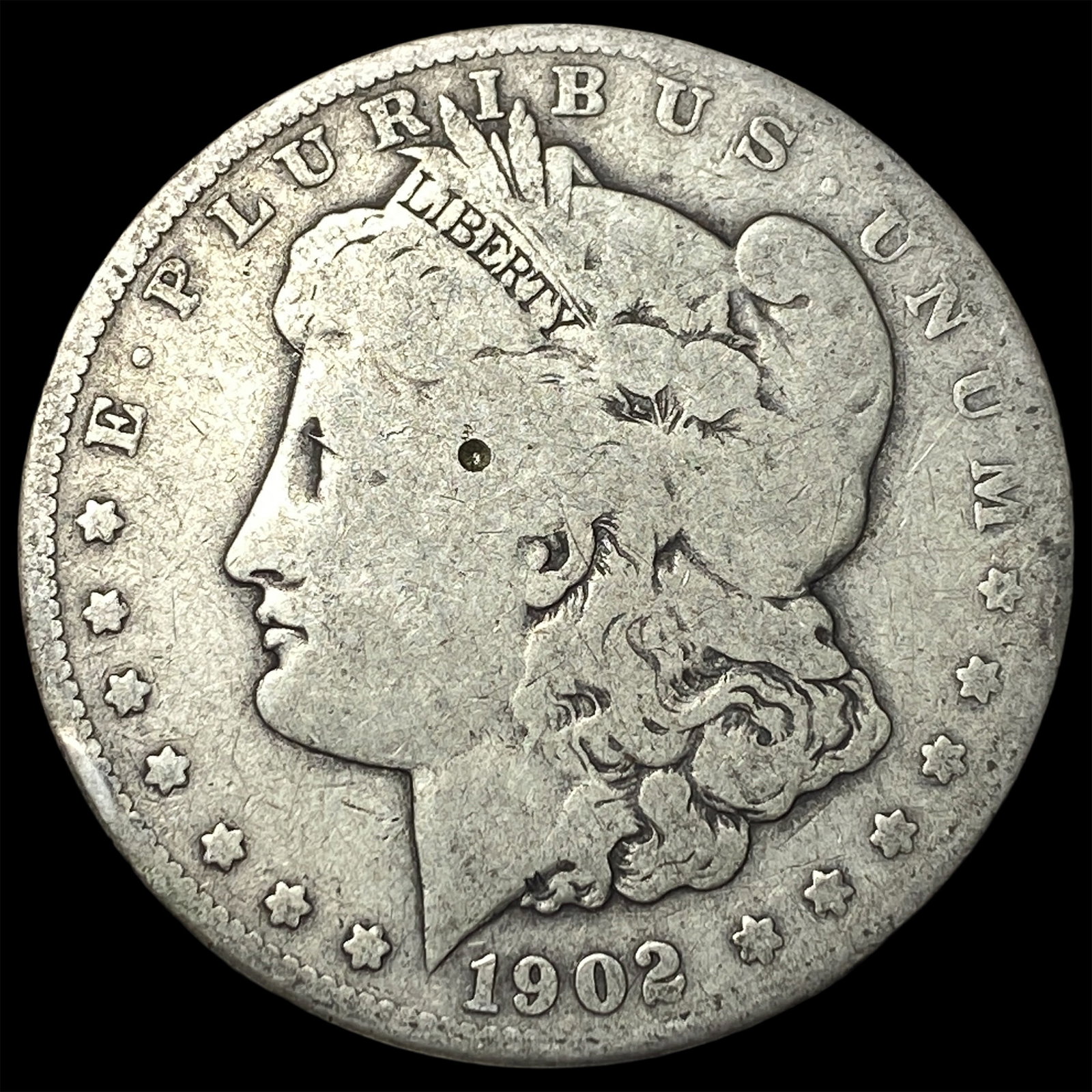1902-S Silver Morgan Dollar NICELY CIRCULATED: 1902-S Silver Morgan Dollar NICELY CIRCULATED