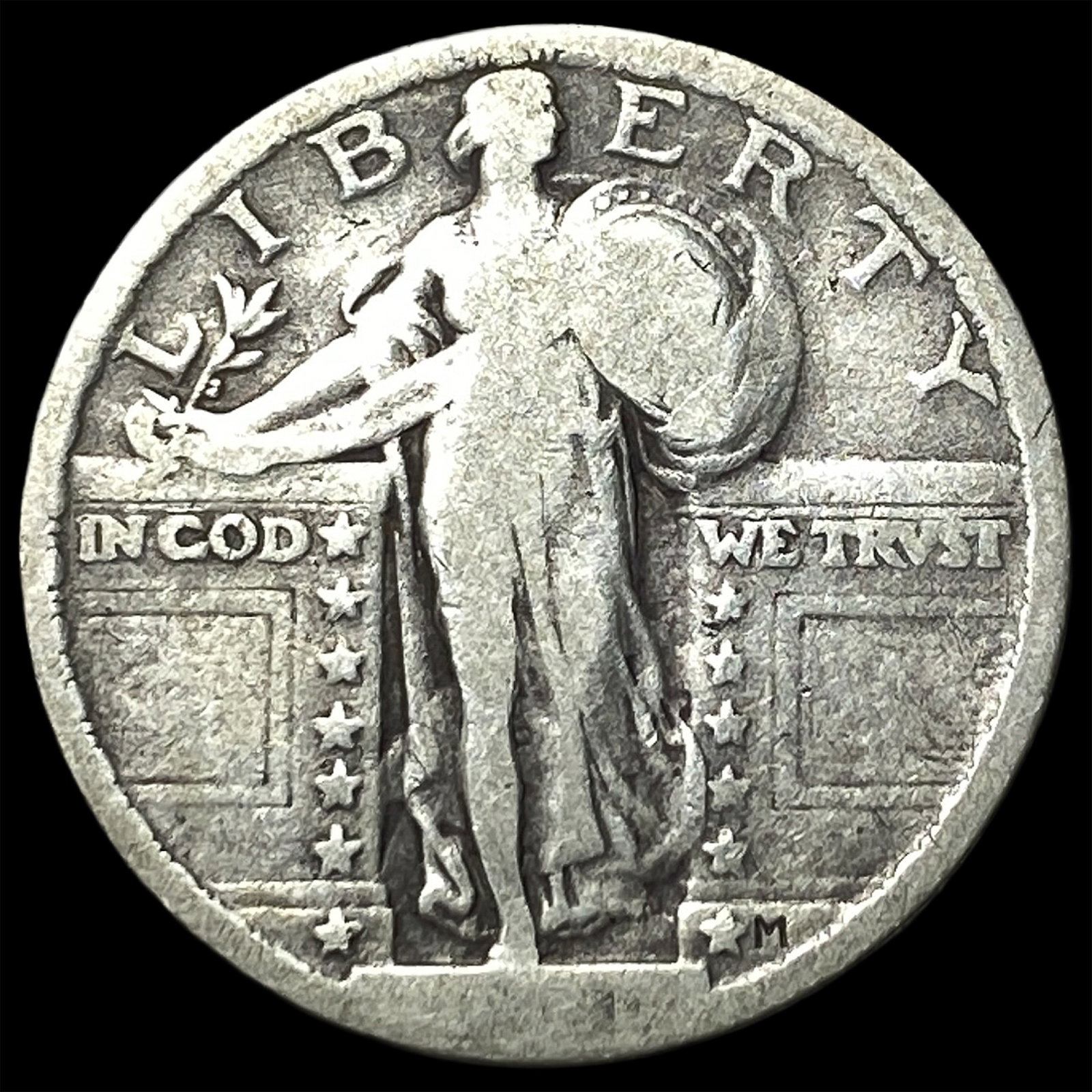 1927 Standing Liberty Quarter NICELY CIRCULATED: 1927 Standing Liberty Quarter NICELY CIRCULATED