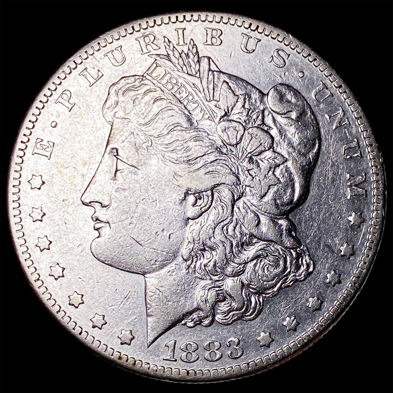 1883-S Silver Morgan Dollar NEARLY UNCIRCULATED: 1883-S Silver Morgan Dollar NEARLY UNCIRCULATED