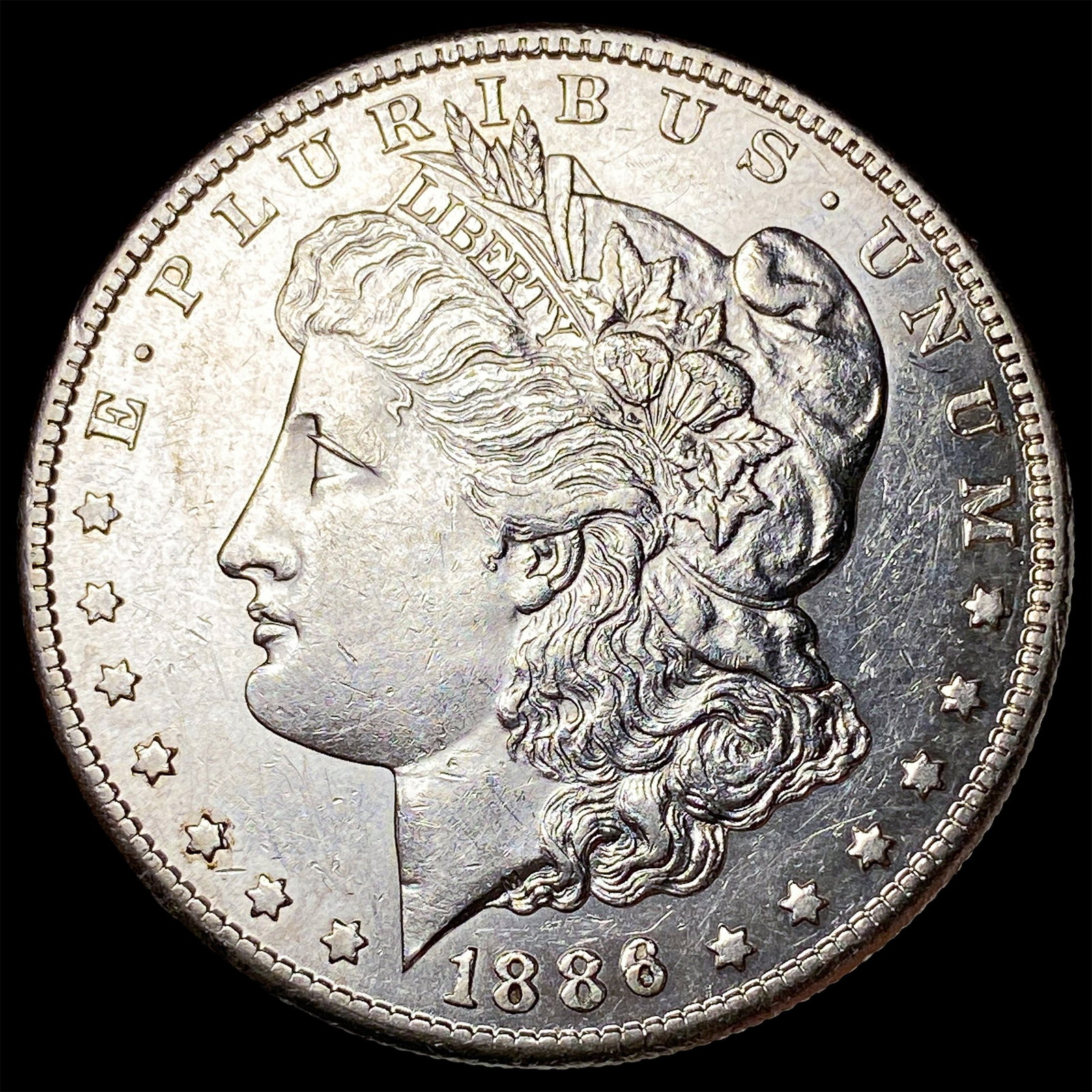 1886-S Silver Morgan Dollar CLOSELY UNCIRCULATED: 1886-S Silver Morgan Dollar CLOSELY UNCIRCULATED