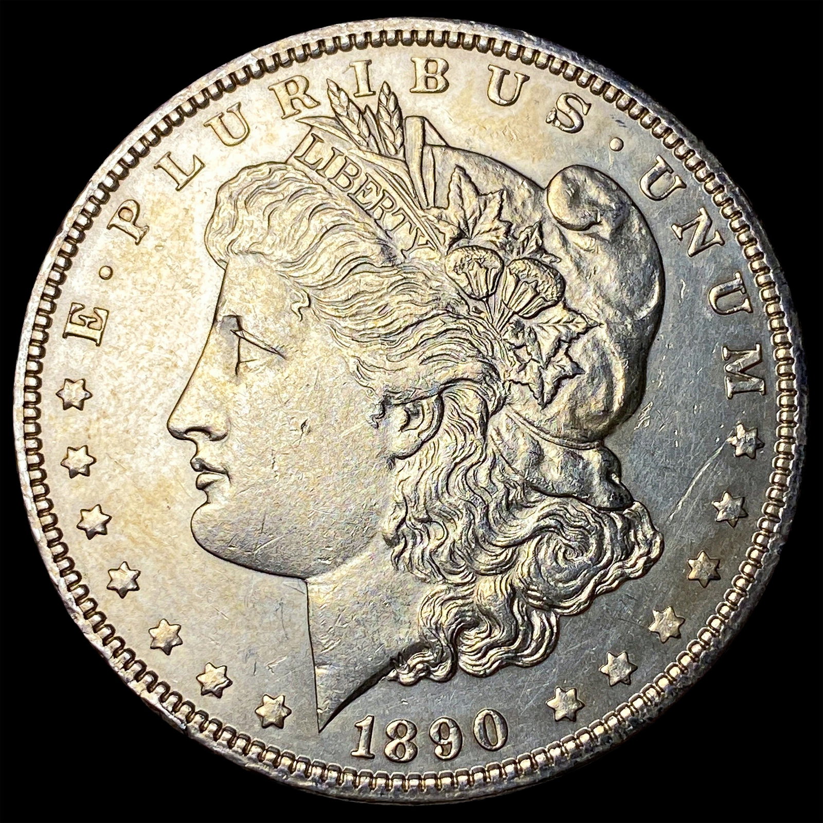 1890 Morgan Silver Dollar UNCIRCULATED: 1890 Morgan Silver Dollar UNCIRCULATED