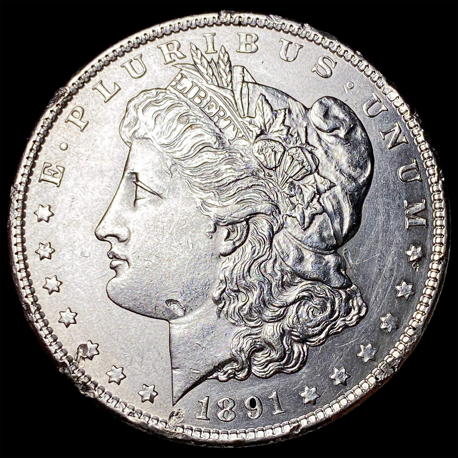 1891-S Silver Morgan Dollar UNCIRCULATED: 1891-S Silver Morgan Dollar UNCIRCULATED