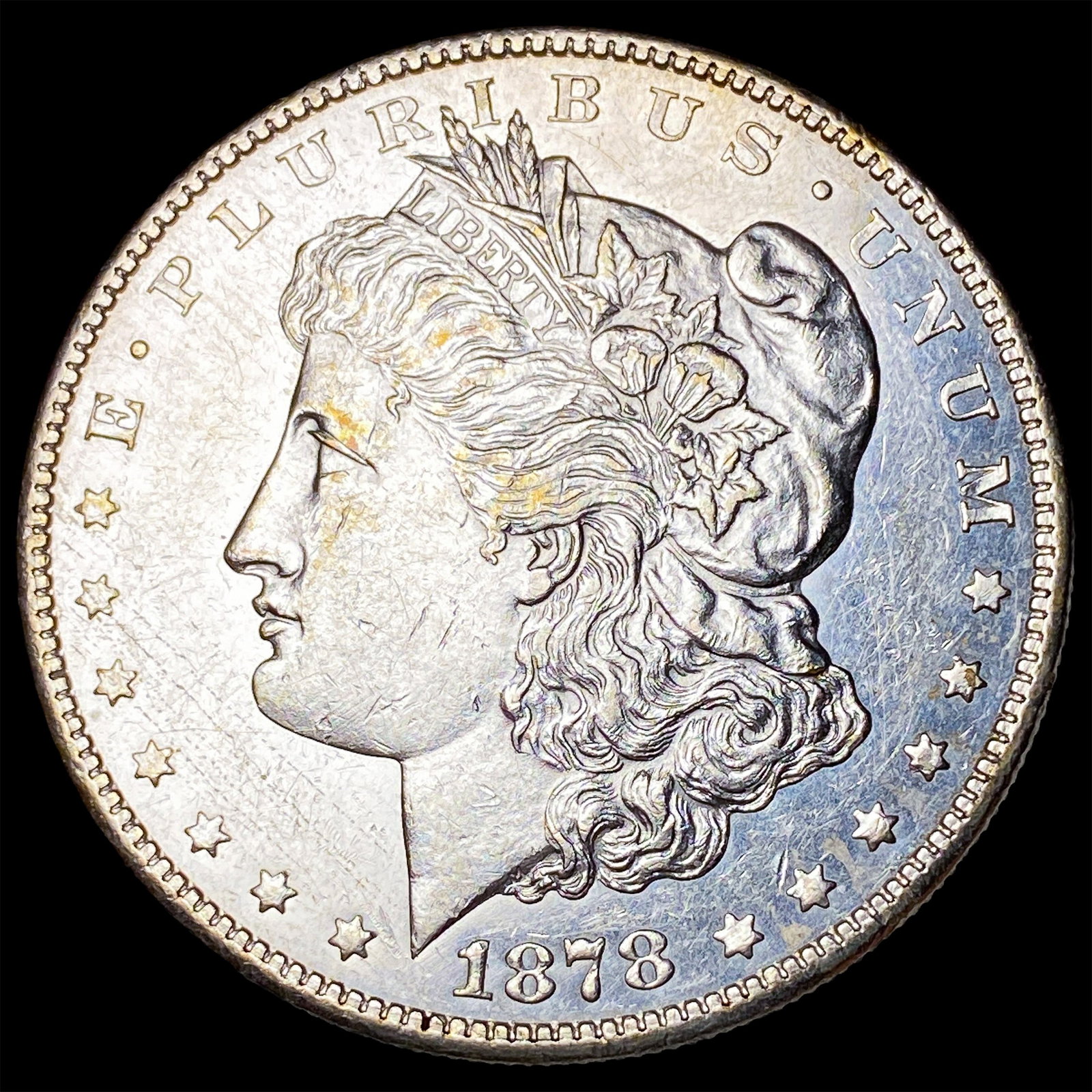 1878-S Silver Morgan Dollar CLOSELY UNCIRCULATED: 1878-S Silver Morgan Dollar CLOSELY UNCIRCULATED