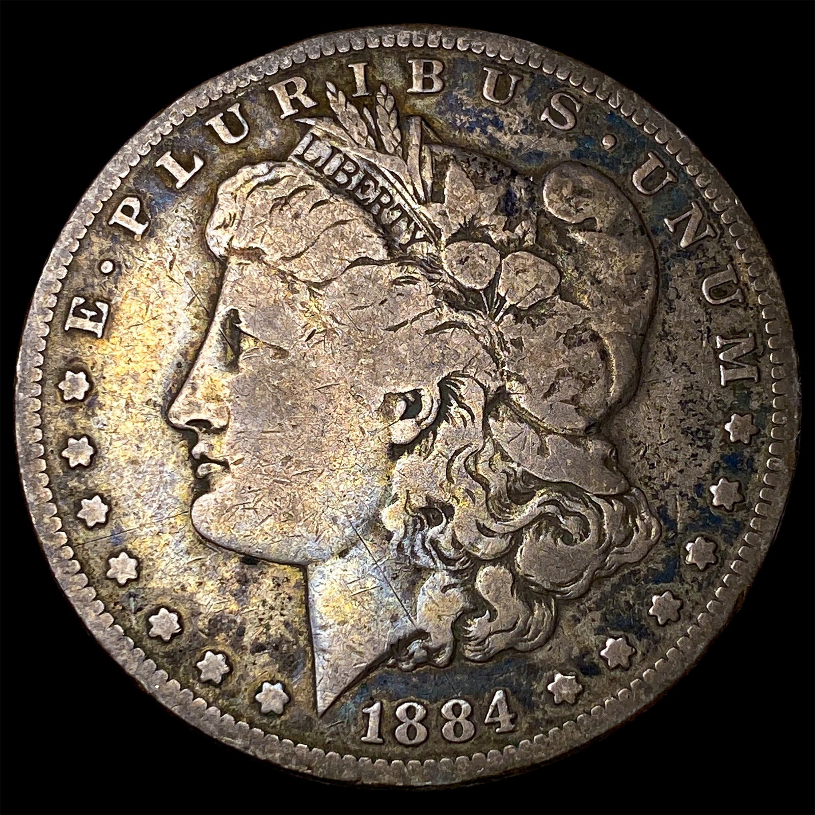 1884 Silver Morgan Dollar NICELY CIRCULATED: 1884 Silver Morgan Dollar NICELY CIRCULATED