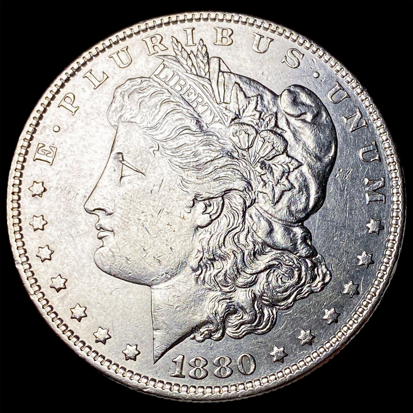 1880-O Silver Morgan Dollar CLOSELY UNCIRCULATED: 1880-O Silver Morgan Dollar CLOSELY UNCIRCULATED