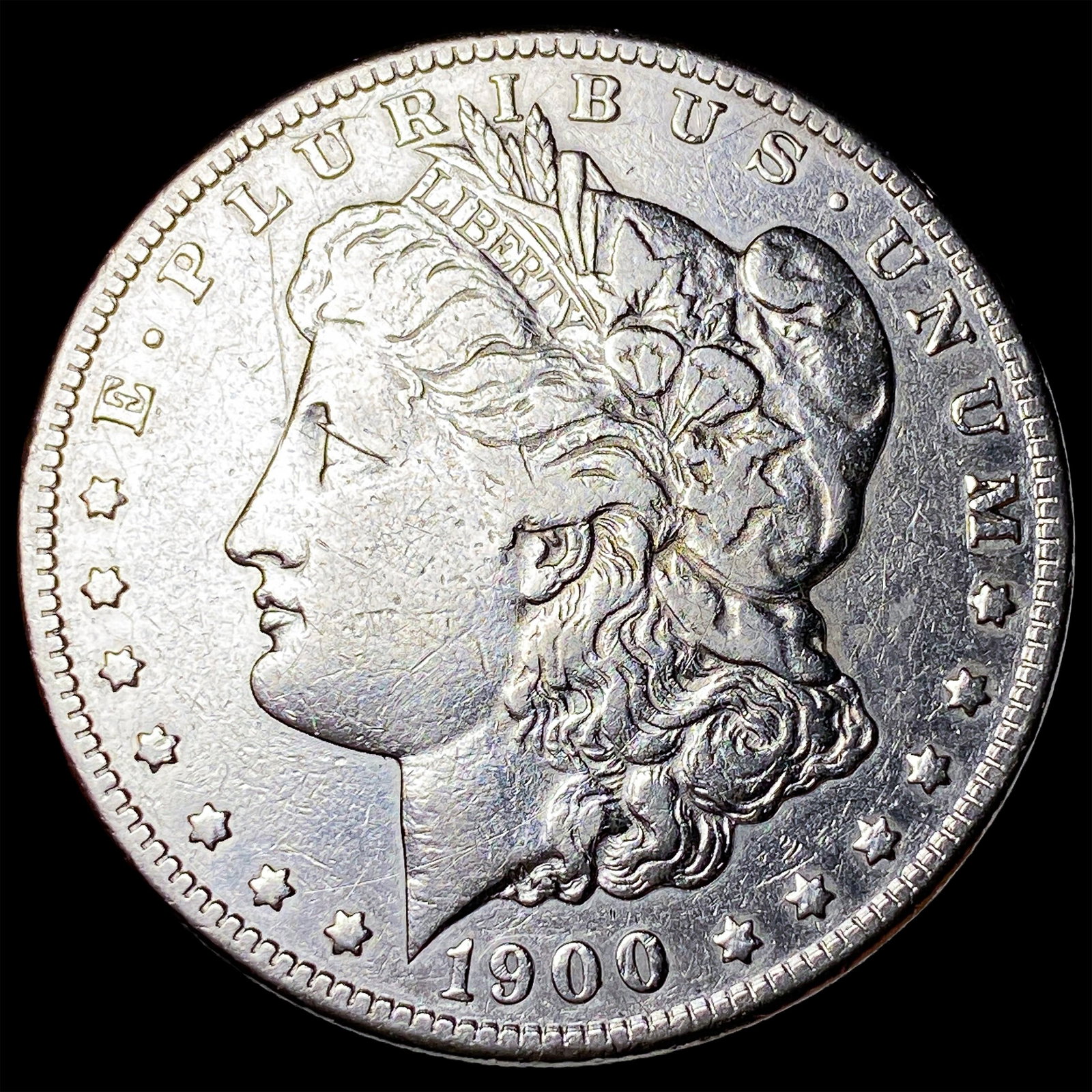 1900-S Silver Morgan Dollar NEARLY UNCIRCULATED: 1900-S Silver Morgan Dollar NEARLY UNCIRCULATED