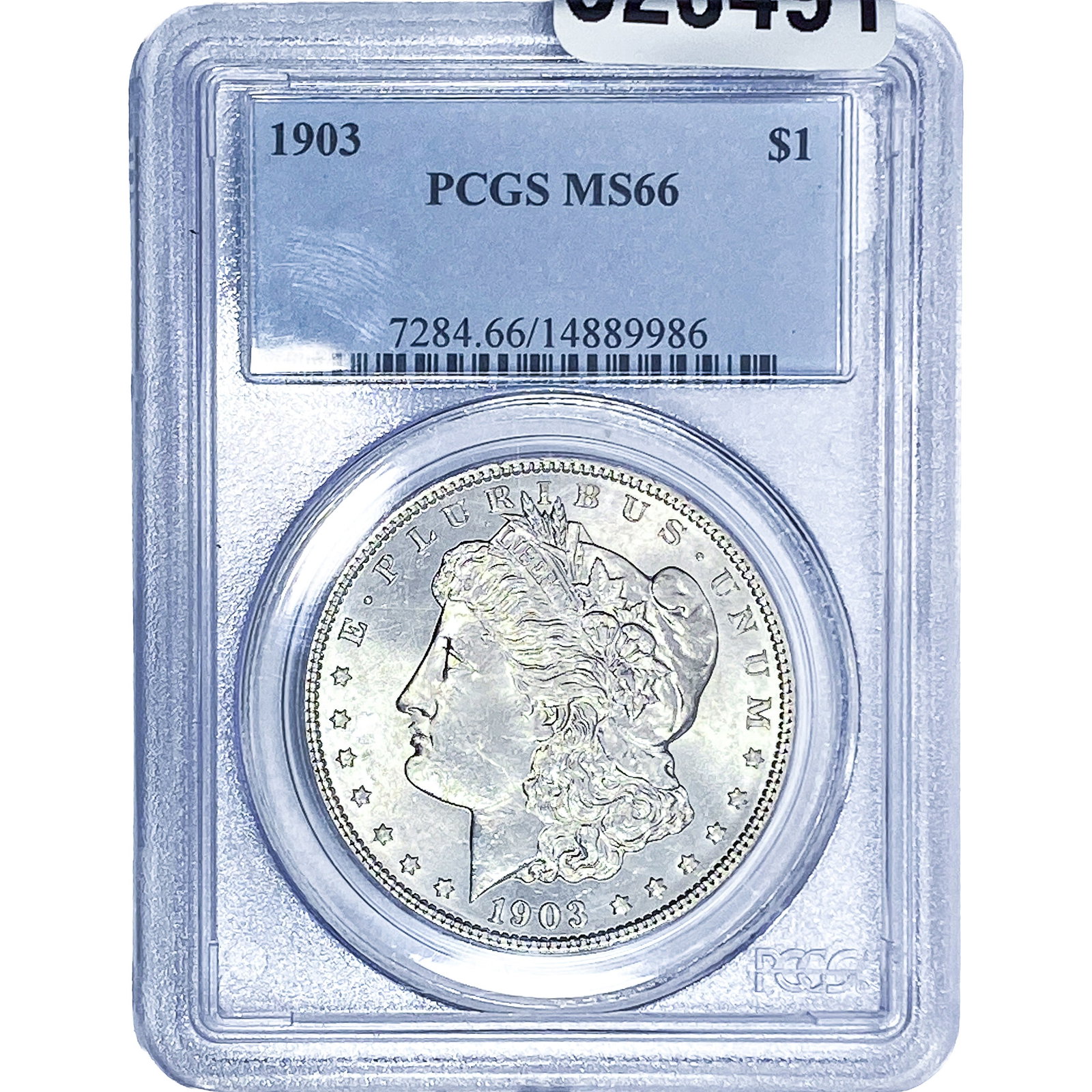 1903 Morgan Silver Dollar PCGS MS66: 1903 Morgan Silver Dollar PCGS MS66