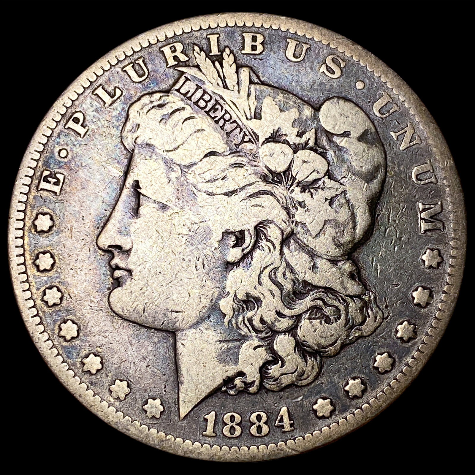 1884-S Silver Morgan Dollar NICELY CIRCULATED: 1884-S Silver Morgan Dollar NICELY CIRCULATED
