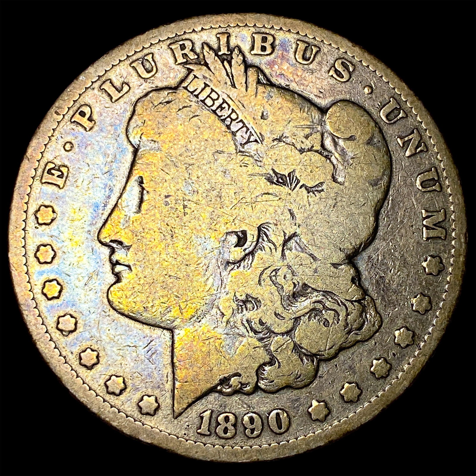 1890-CC Silver Morgan Dollar NICELY CIRCULATED: 1890-CC Silver Morgan Dollar NICELY CIRCULATED