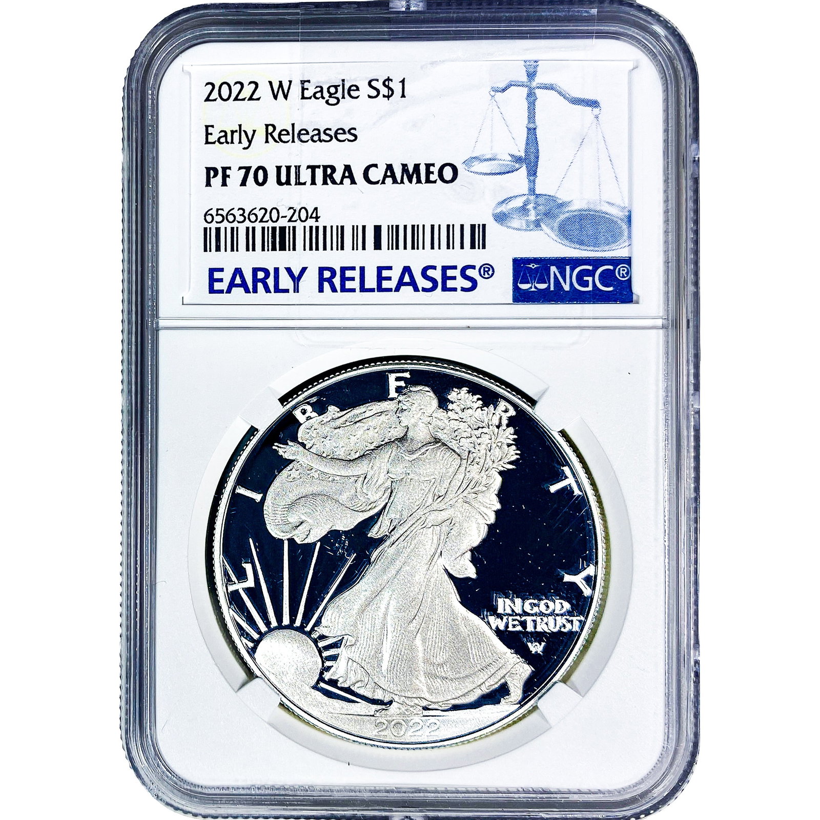 2022-W Silver Eagle NGC PF70 Ultra Cameo (1 of 2)