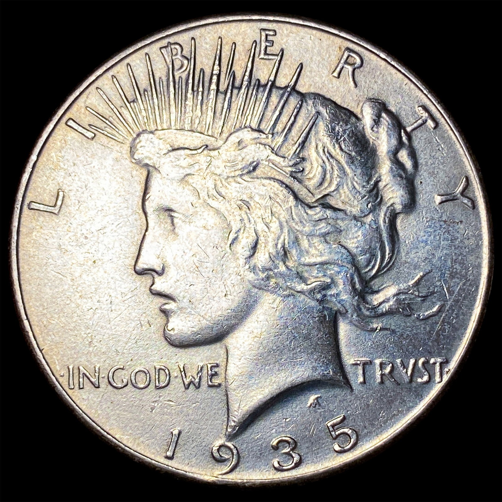1935 Silver Peace Dollar CLOSELY UNCIRCULATED: 1935 Silver Peace Dollar CLOSELY UNCIRCULATED
