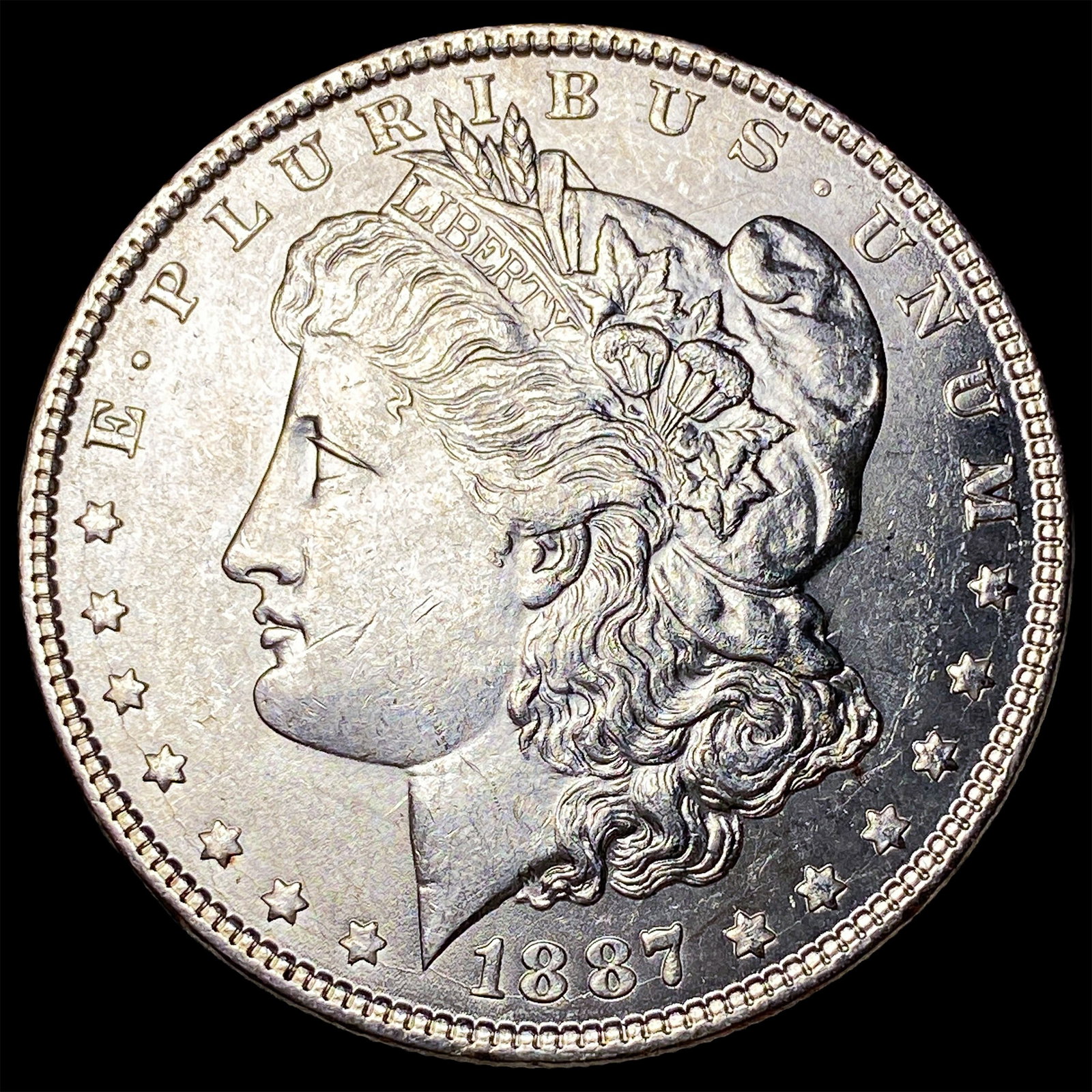 1887 Silver Morgan Dollar UNCIRCULATED: 1887 Silver Morgan Dollar UNCIRCULATED