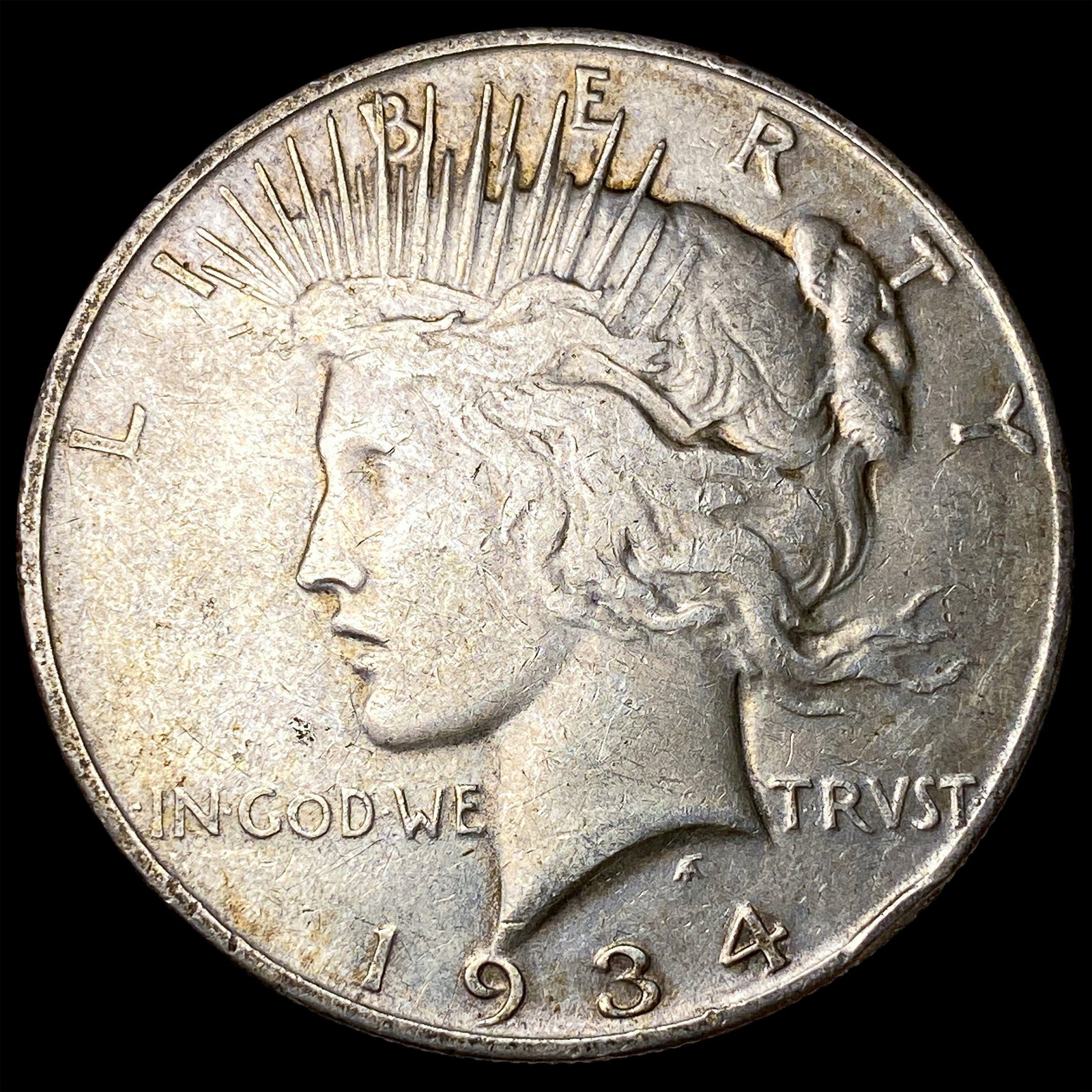 1934-D Silver Peace Dollar LIGHTLY CIRCULATED: 1934-D Silver Peace Dollar LIGHTLY CIRCULATED