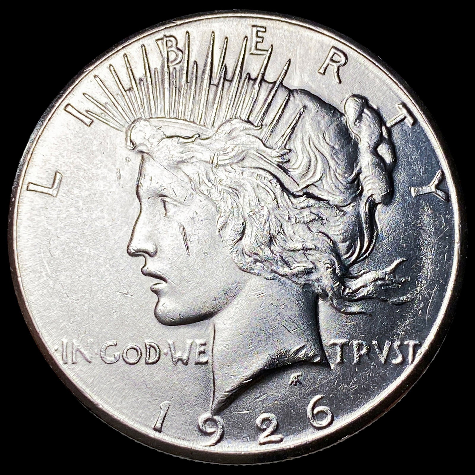 1926-S Silver Peace Dollar CLOSELY UNCIRCULATED: 1926-S Silver Peace Dollar CLOSELY UNCIRCULATED