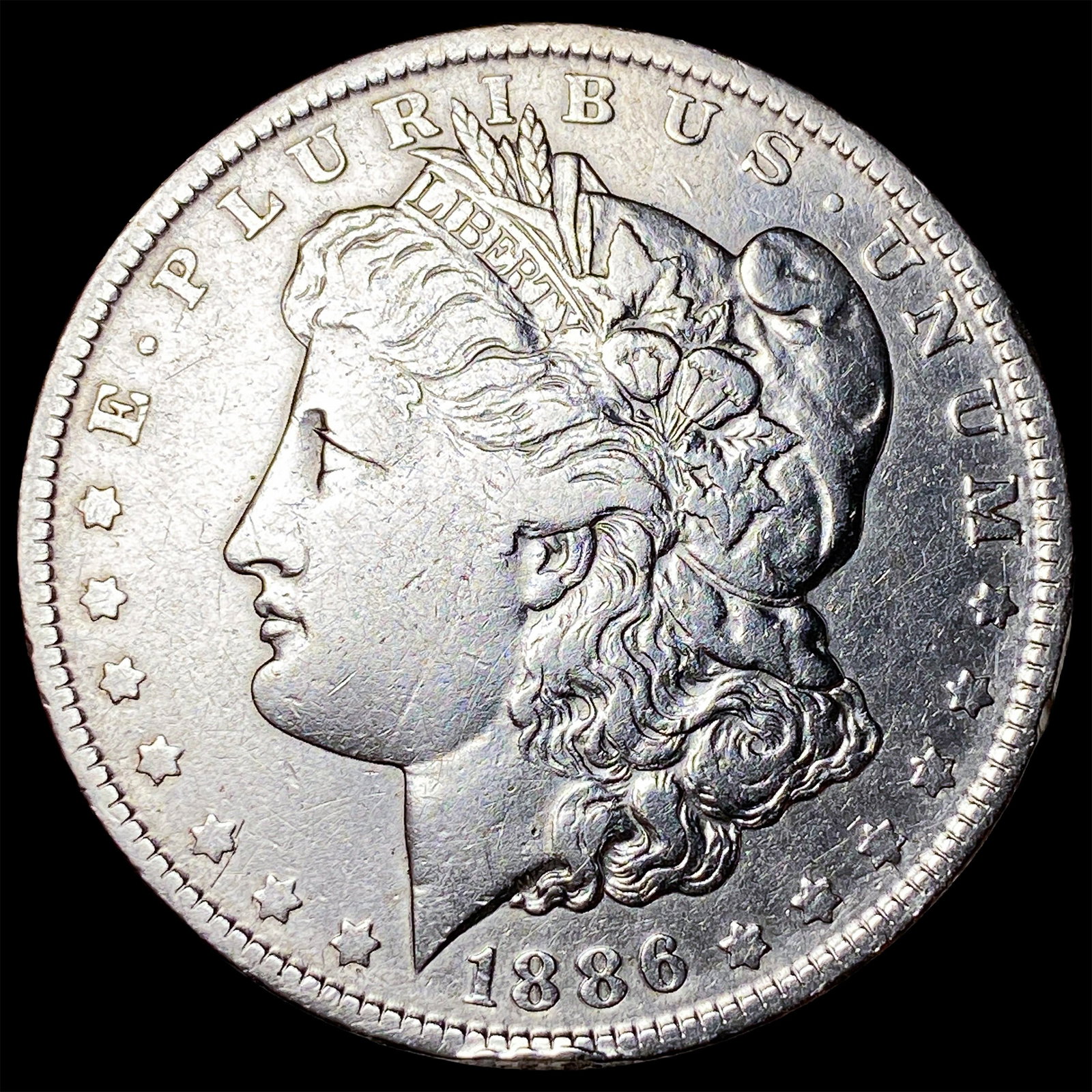 1886-O Silver Morgan Dollar LIGHTLY CIRCULATED (1 of 2)