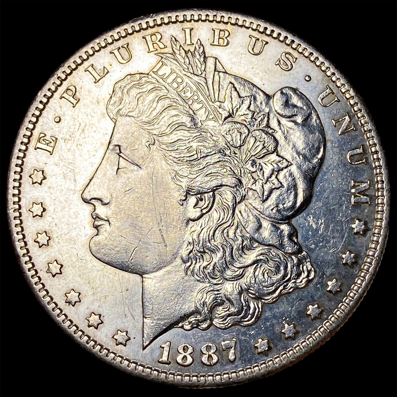 1887-S Silver Morgan Dollar UNCIRCULATED: 1887-S Silver Morgan Dollar UNCIRCULATED