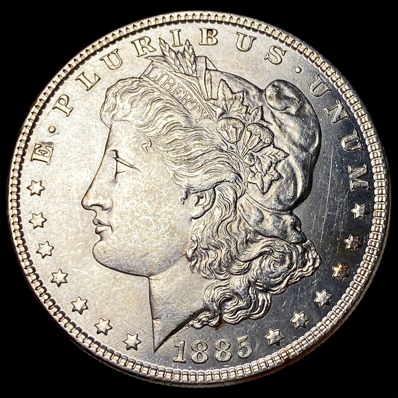 1885 Silver Morgan Dollar UNCIRCULATED: 1885 Silver Morgan Dollar UNCIRCULATED