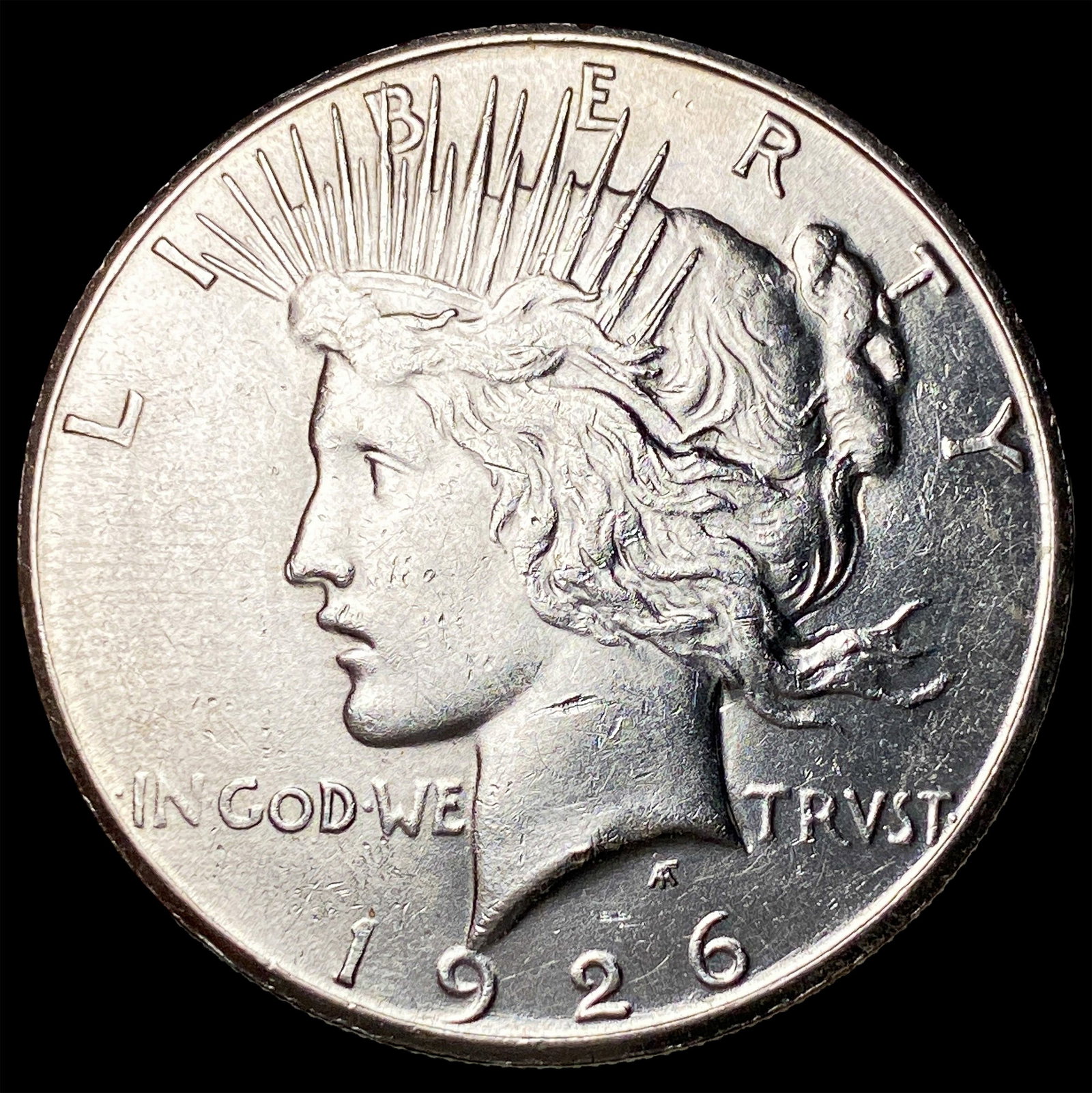 1926-S Silver Peace Dollar CLOSELY UNCIRCULATED: 1926-S Silver Peace Dollar CLOSELY UNCIRCULATED