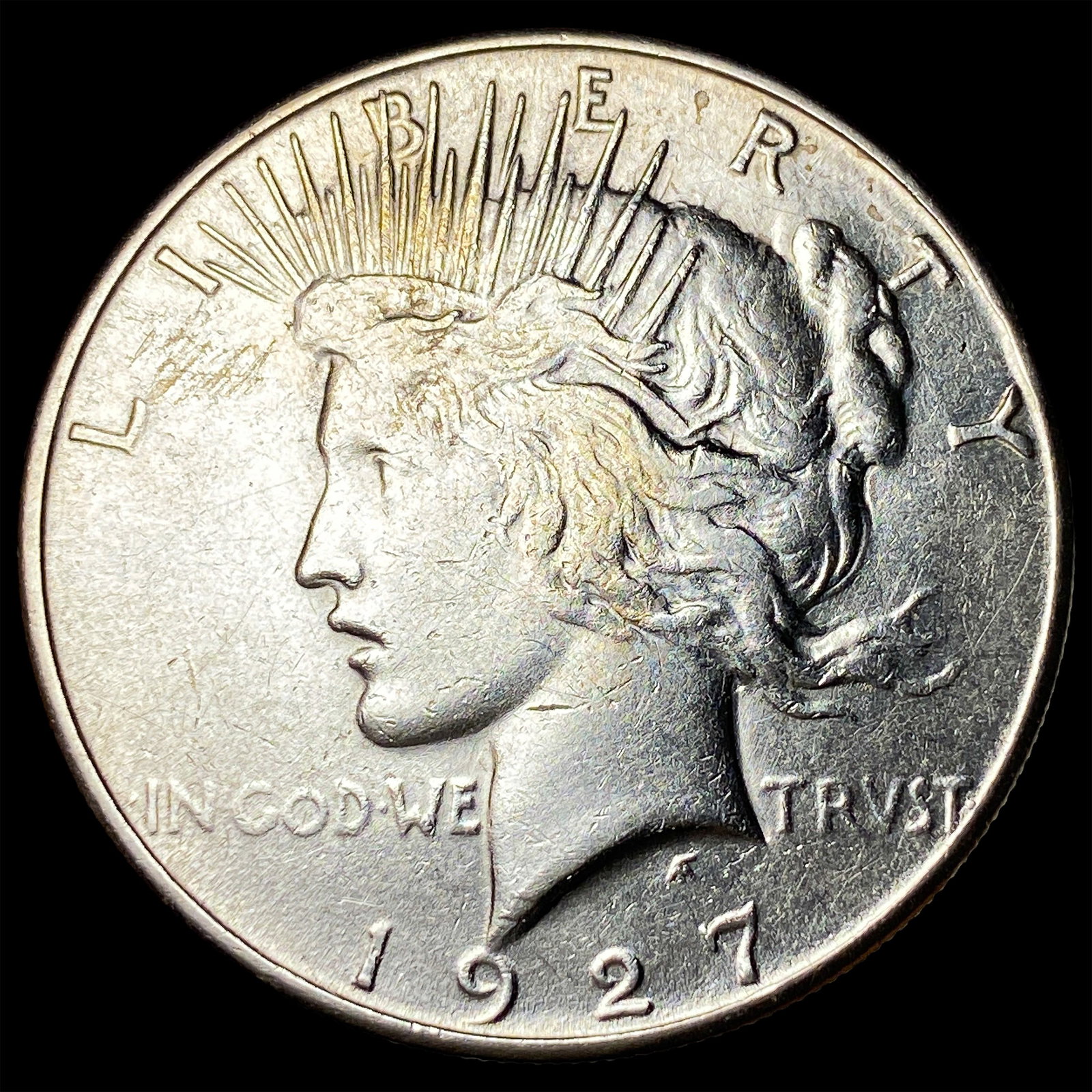1927-S Silver Peace Dollar CLOSELY UNCIRCULATED: 1927-S Silver Peace Dollar CLOSELY UNCIRCULATED