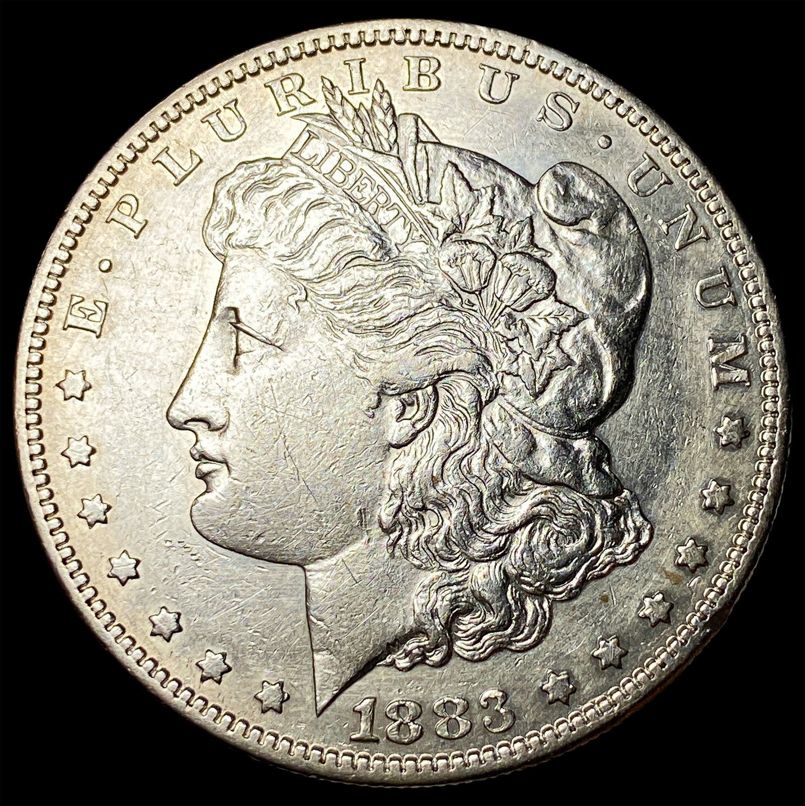1883-S Silver Morgan Dollar CLOSELY UNCIRCULATED: 1883-S Silver Morgan Dollar CLOSELY UNCIRCULATED